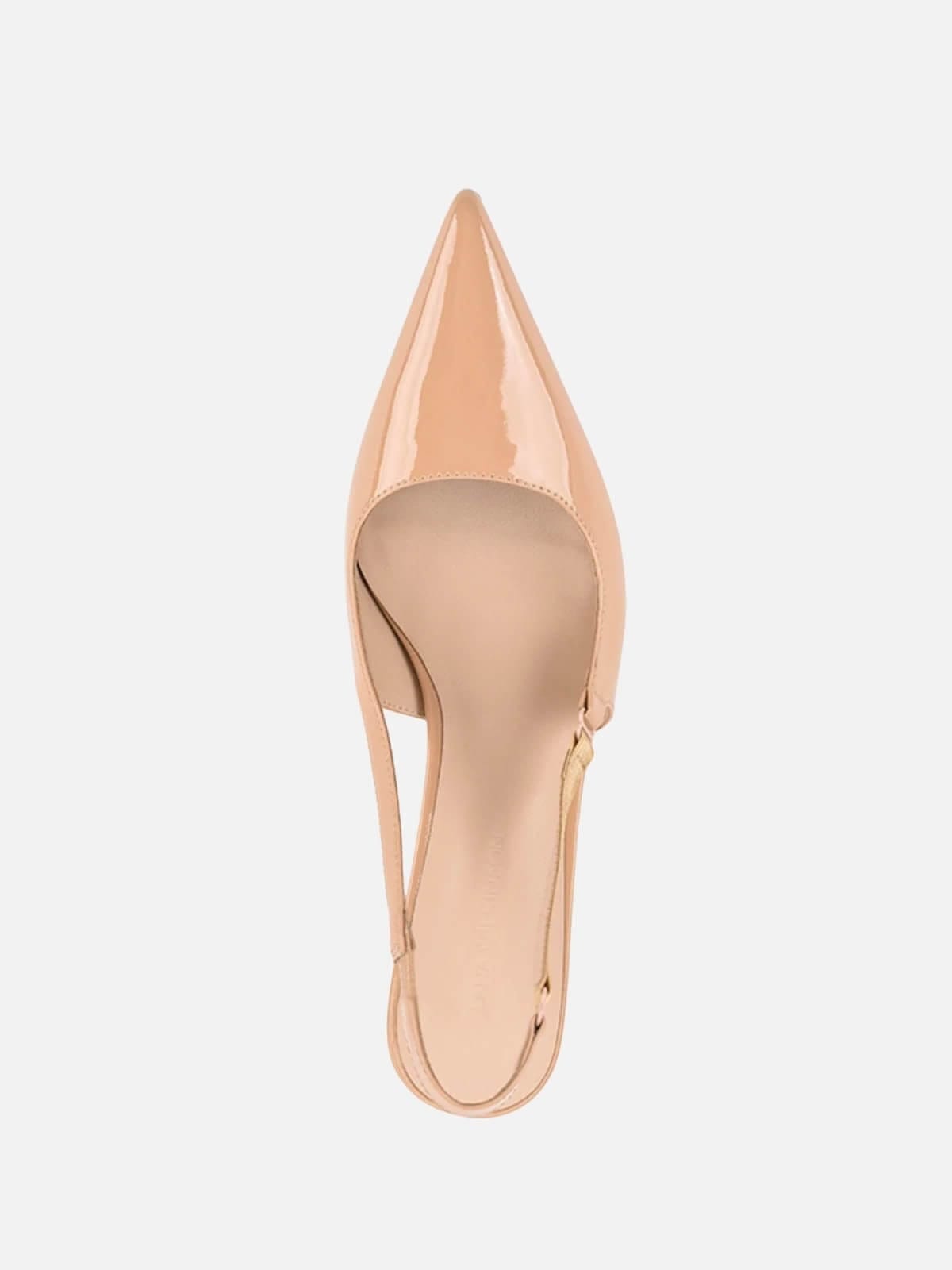 Alyssa Pump - Beige Patent Shoes Lana Wilkinson