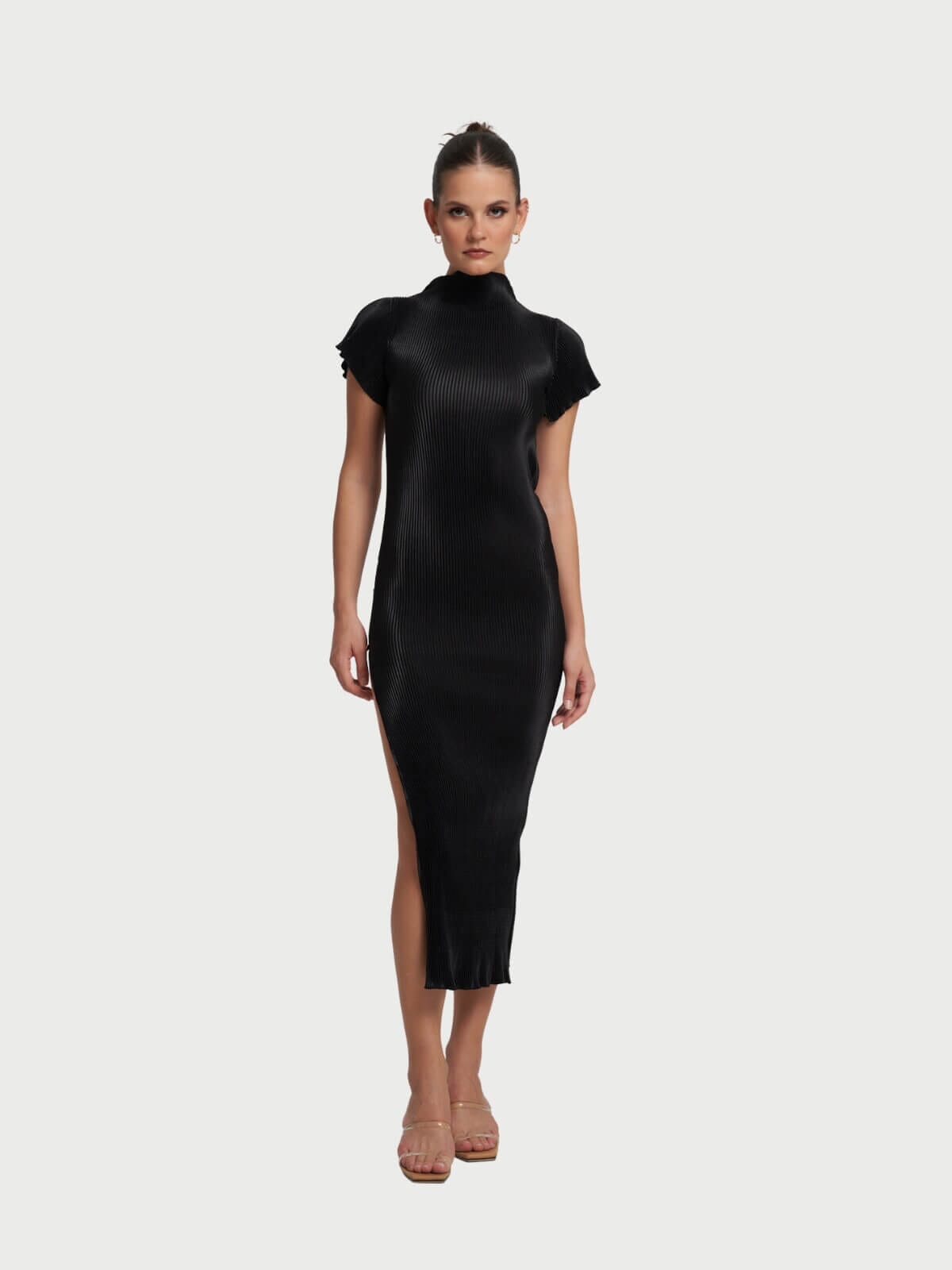 L ID E London Cocktail Dress Noir Perlu