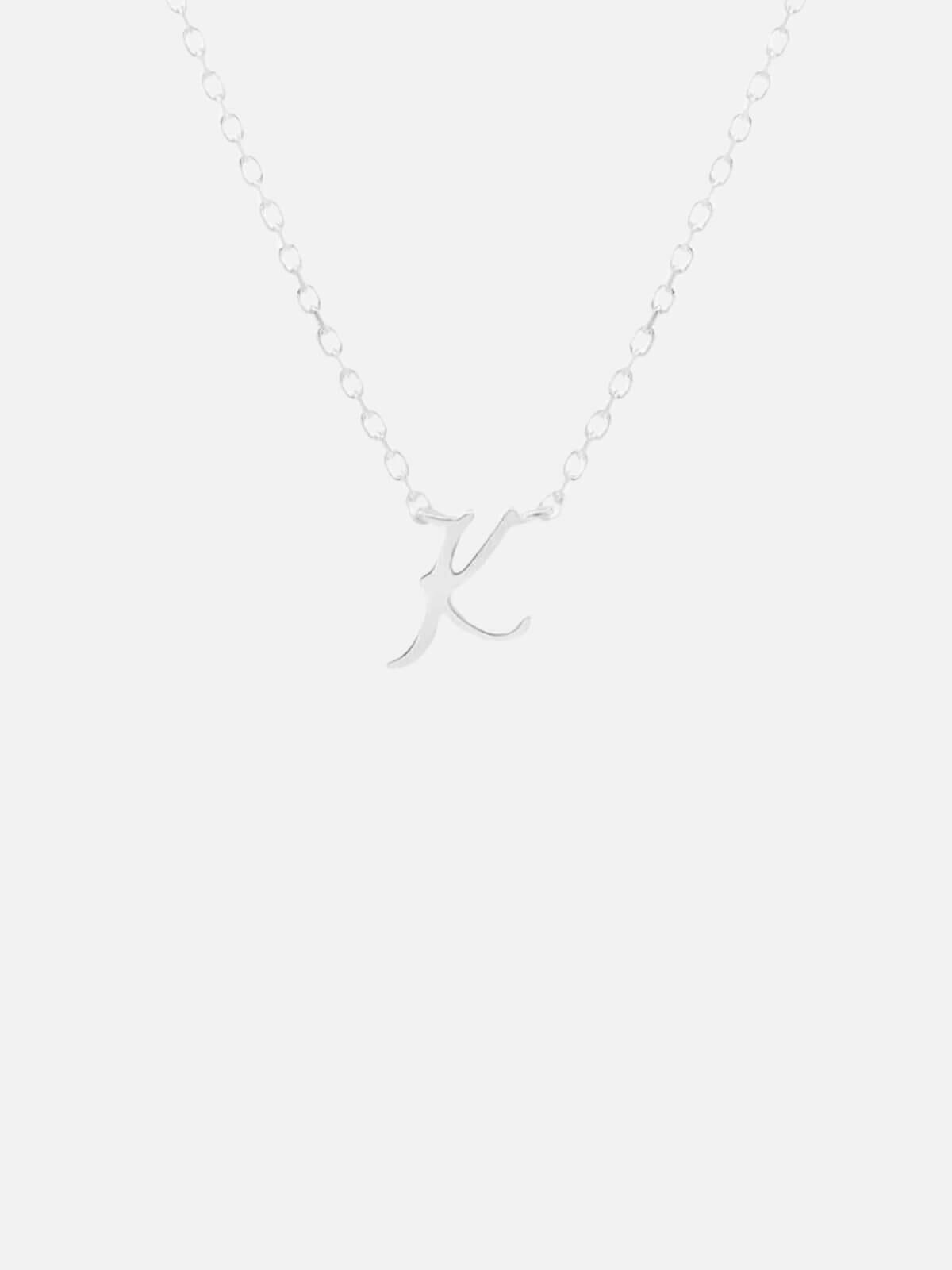 Love Letter Necklace - Silver Necklaces By Charlotte