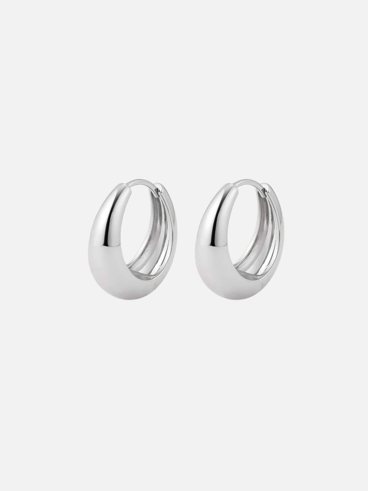 Marbella Hoops - Silver