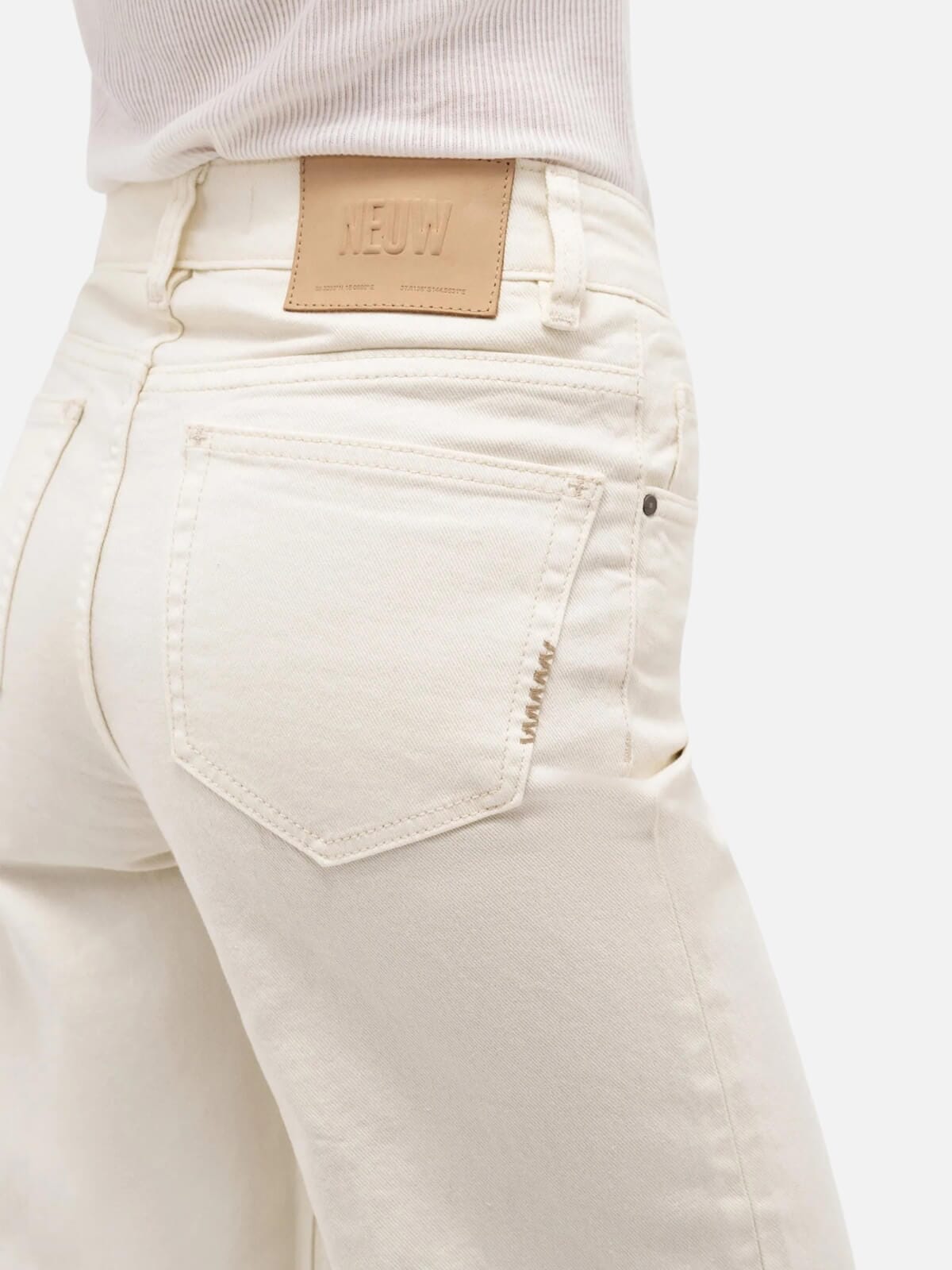 Eva Wide - Cream Jeans Neuw Denim