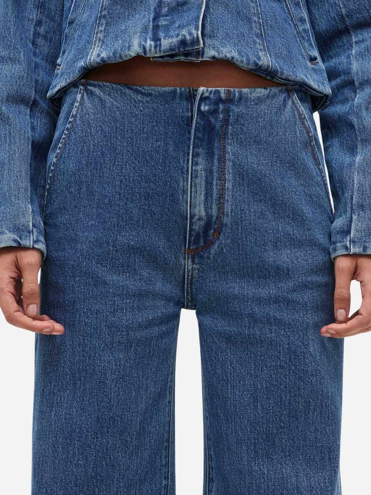 Eva Wide Vivid Indigo -Mid Vintage Indigo