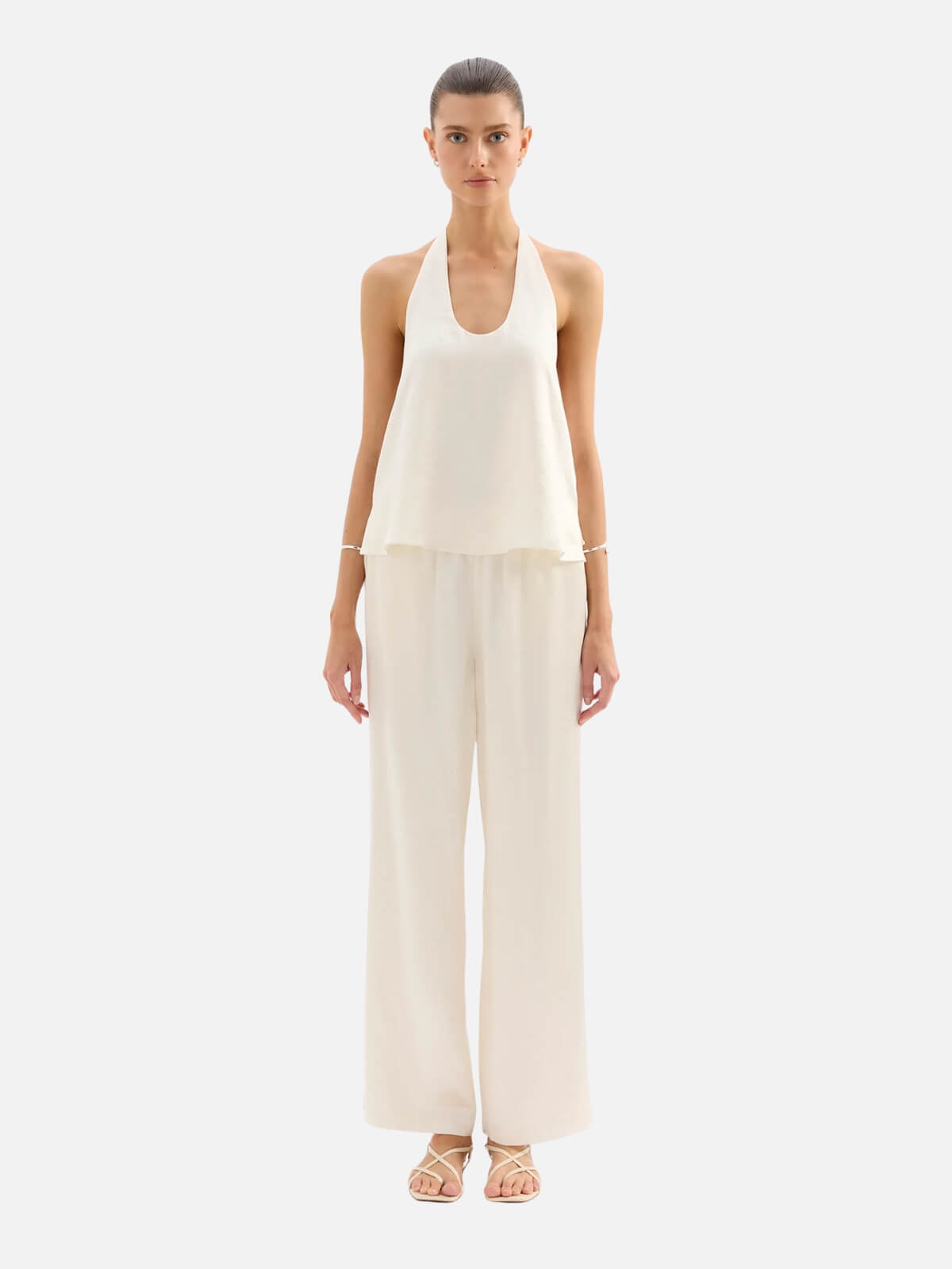 Ana Halter Top - Pearl