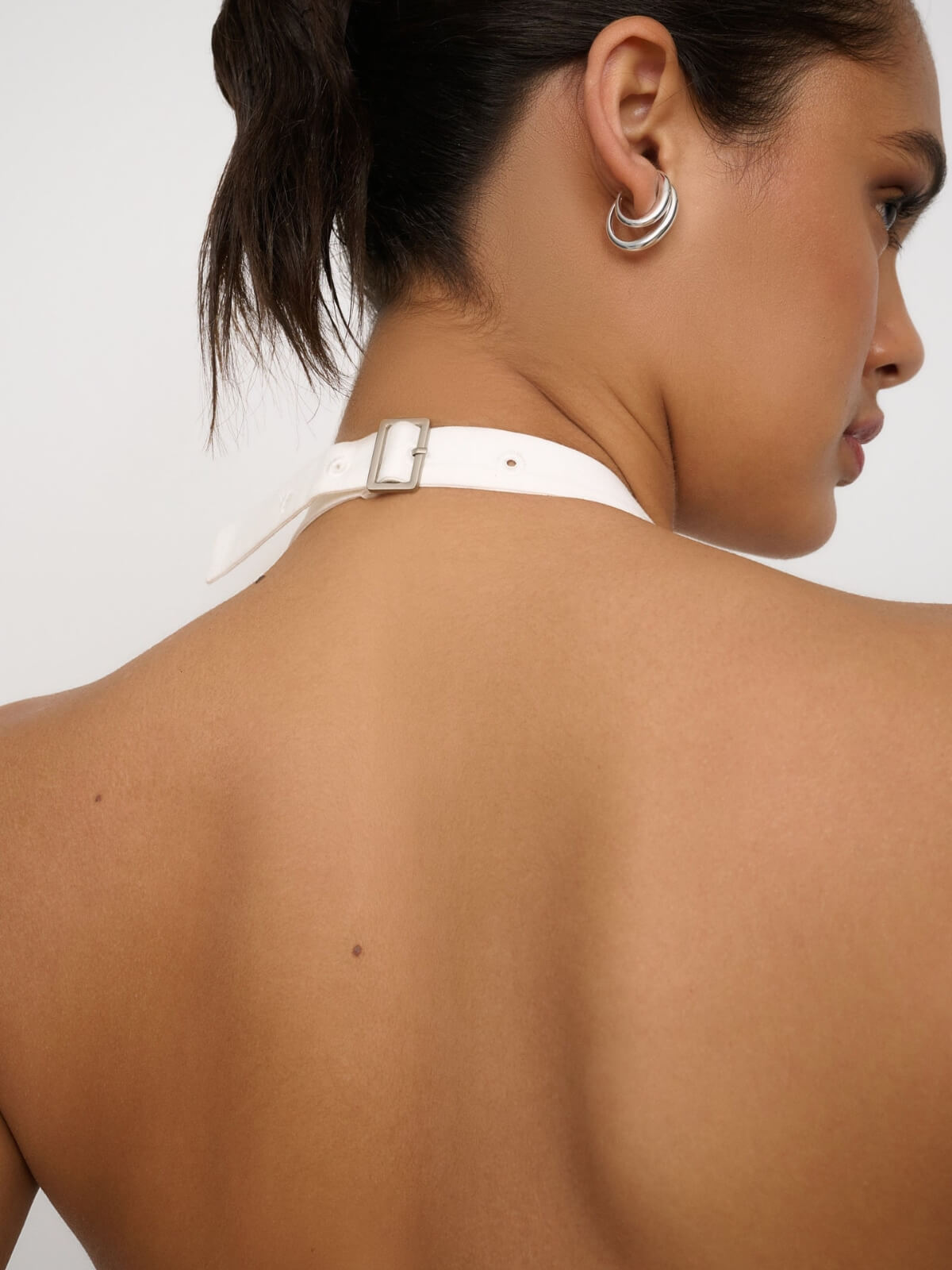 August Halter Top - White