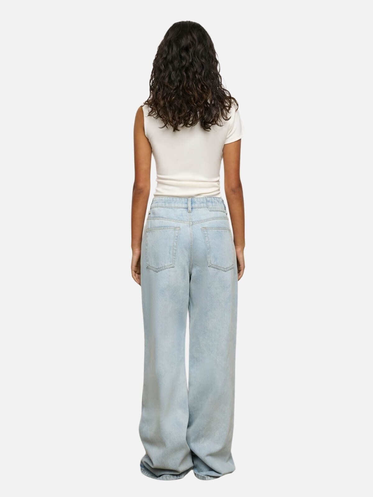 Ciera Asym Top - Chalk Tops One Of Others