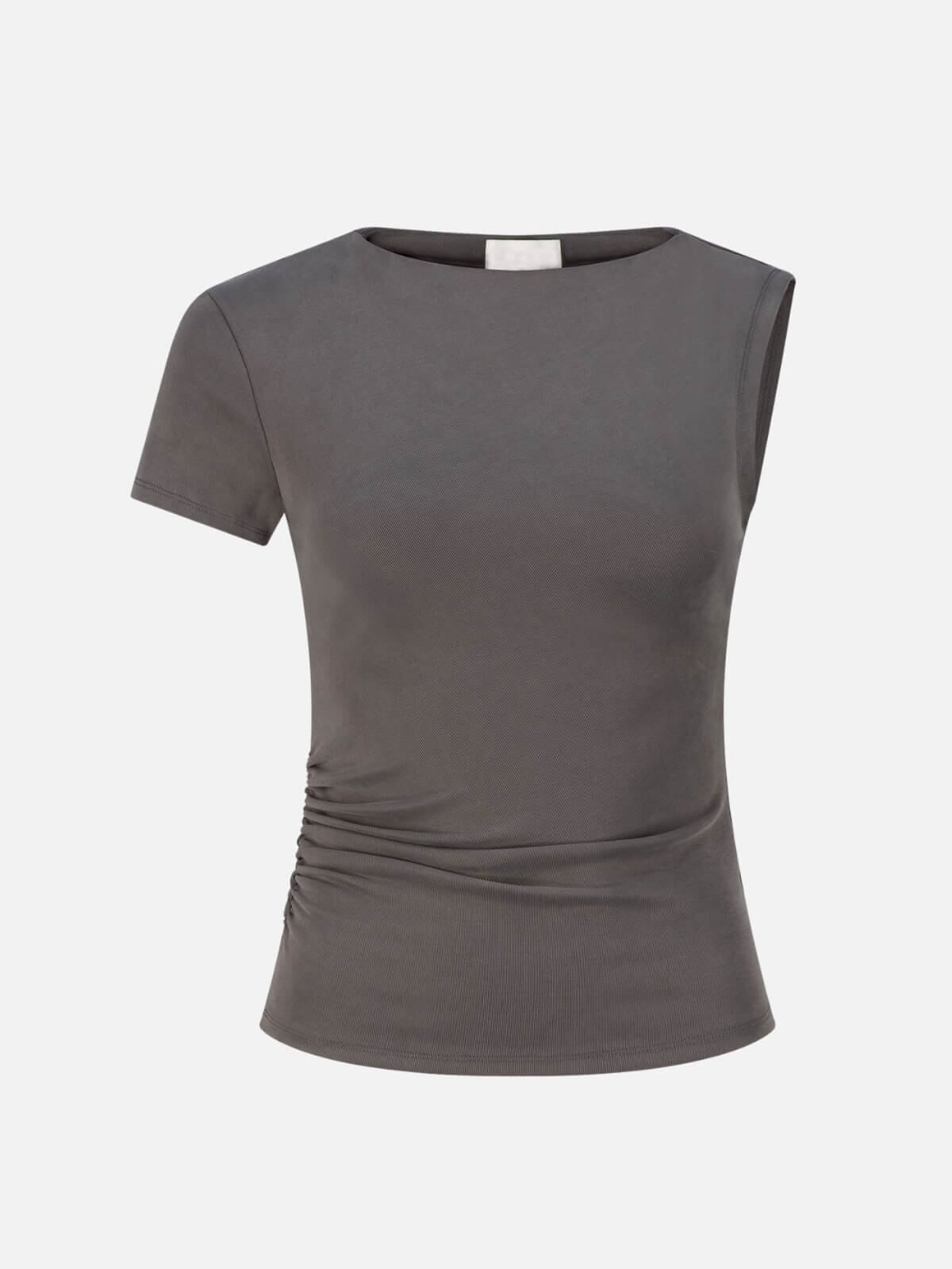 Ciera Asym Top - Slate Tops One Of Others