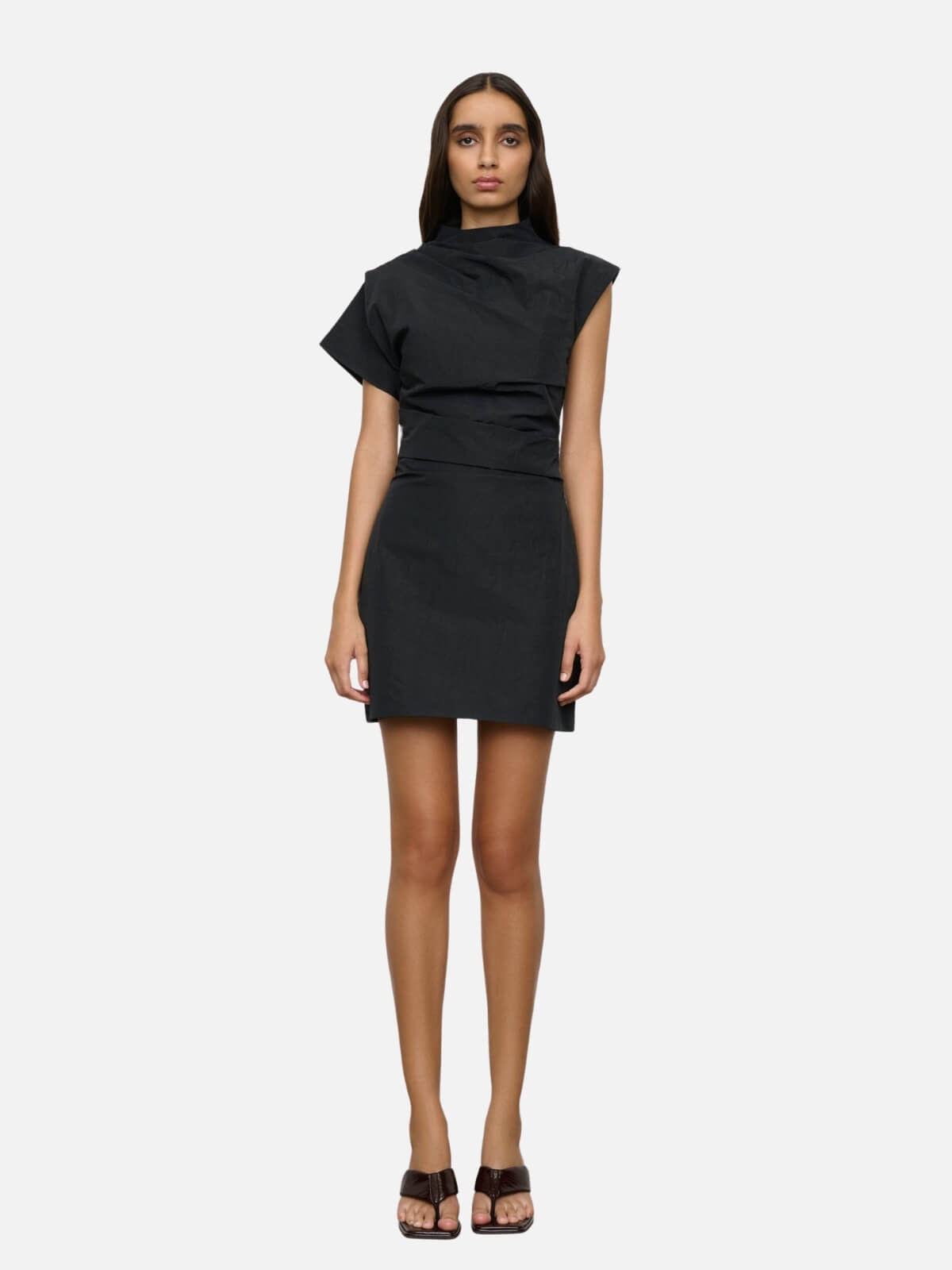 One Of Others | Inka Mini Dress - Black | Perlu