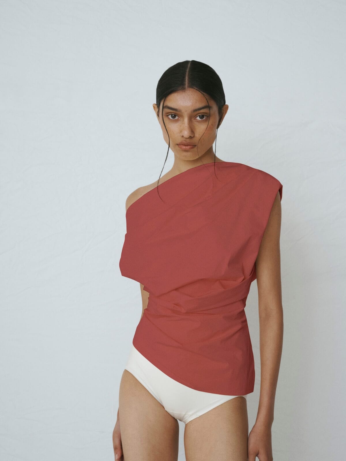 Pallas Top - Washed Red Tops One Of Others