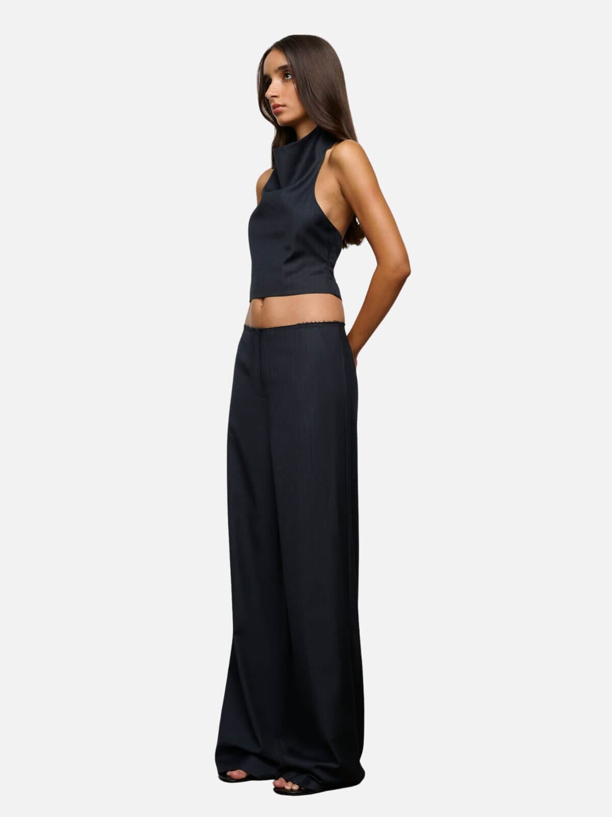 Vela Top - Navy Pinstripe Tops One Of Others