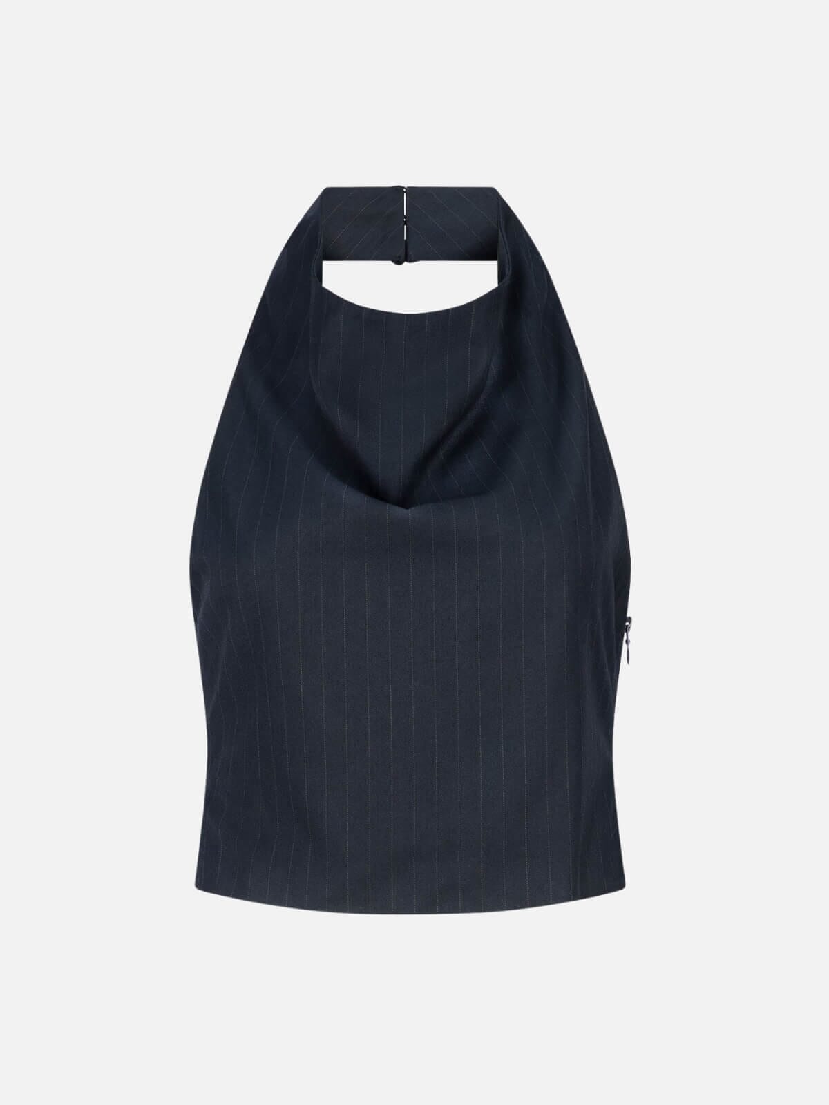 Vela Top - Navy Pinstripe Tops One Of Others