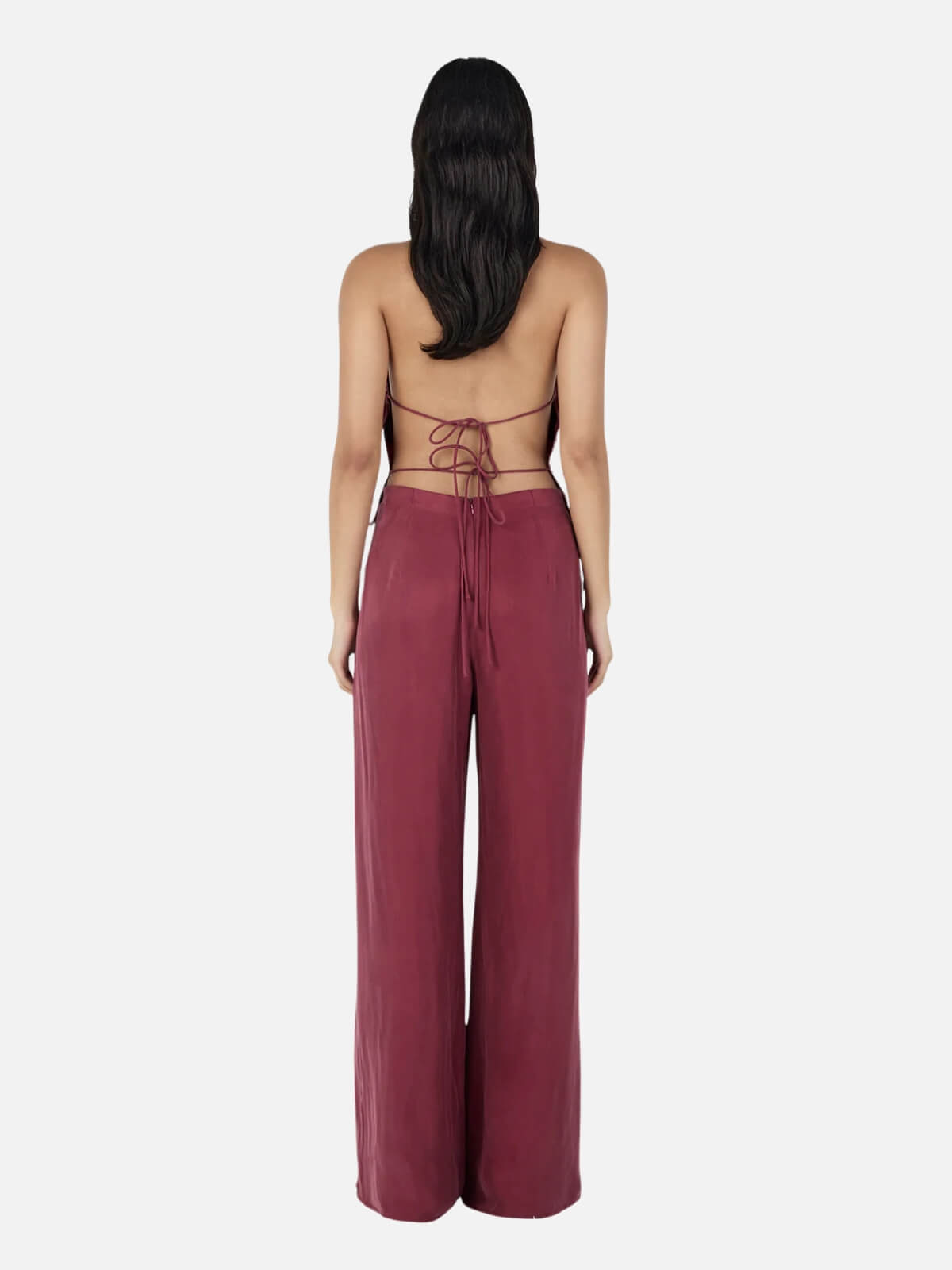 Aeris Pants -Burgundy