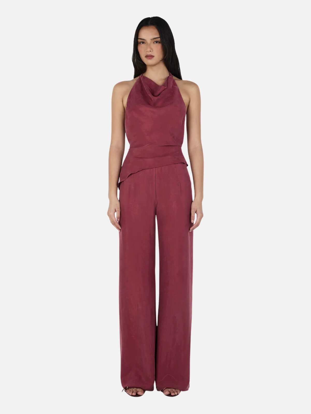 Aeris Pants -Burgundy
