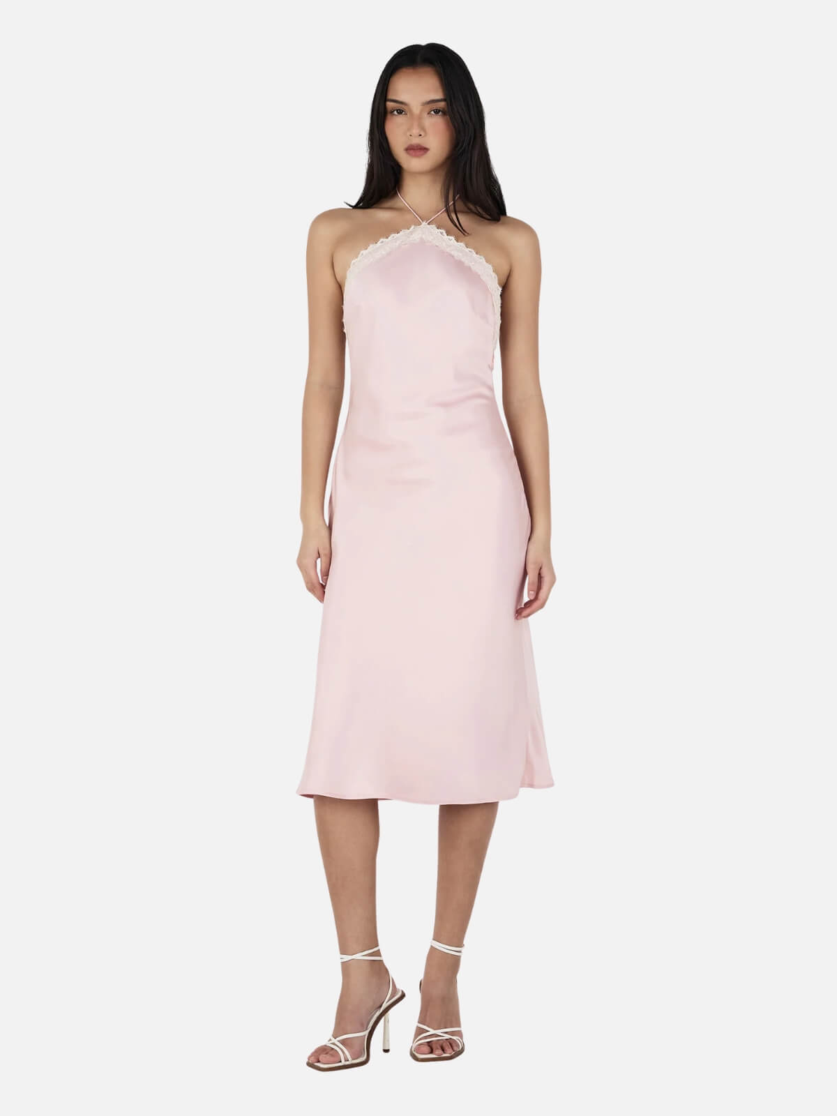Fiorella Midi Dress - Rose