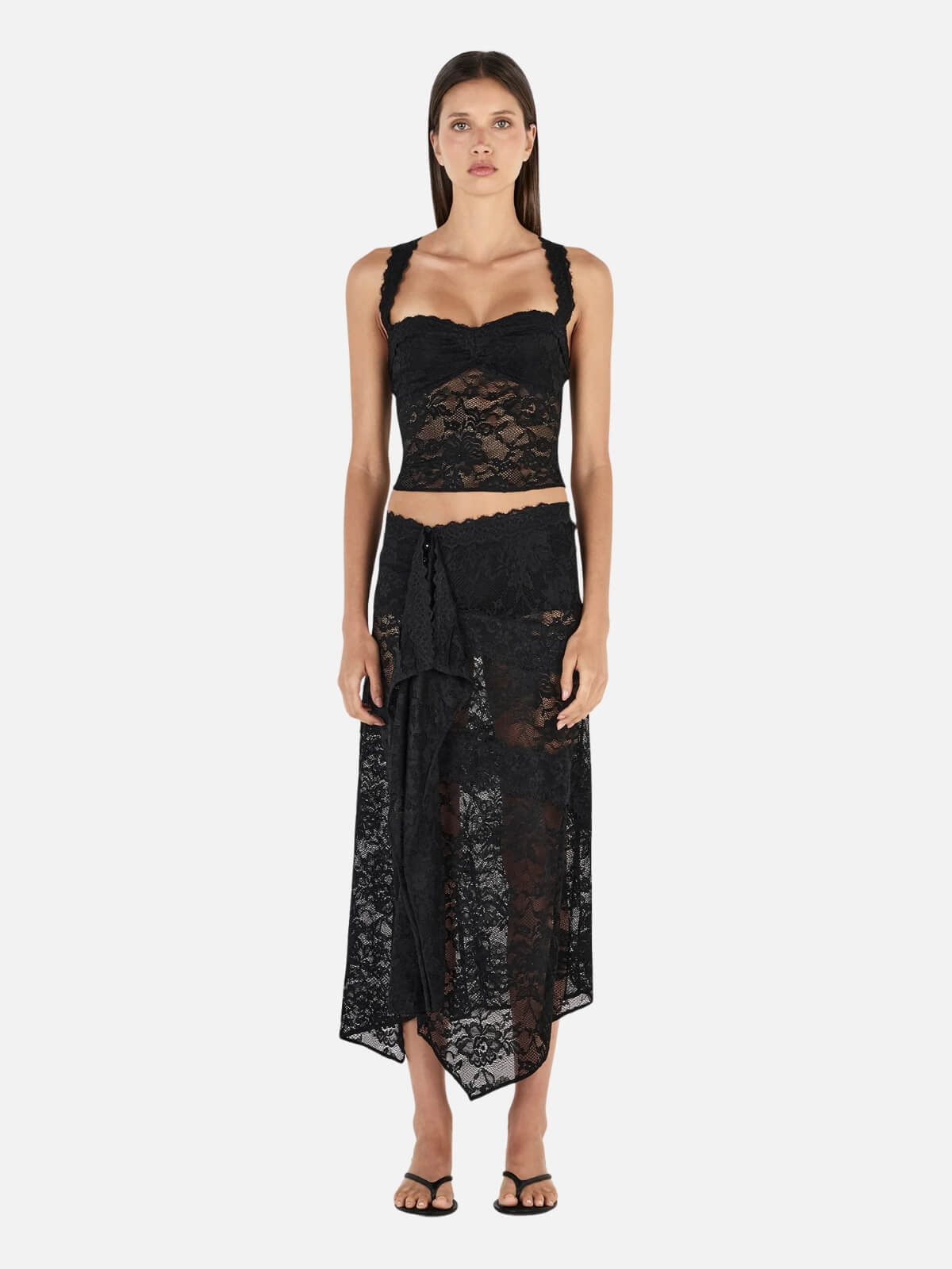 Gigi Wrap Skirt - Black