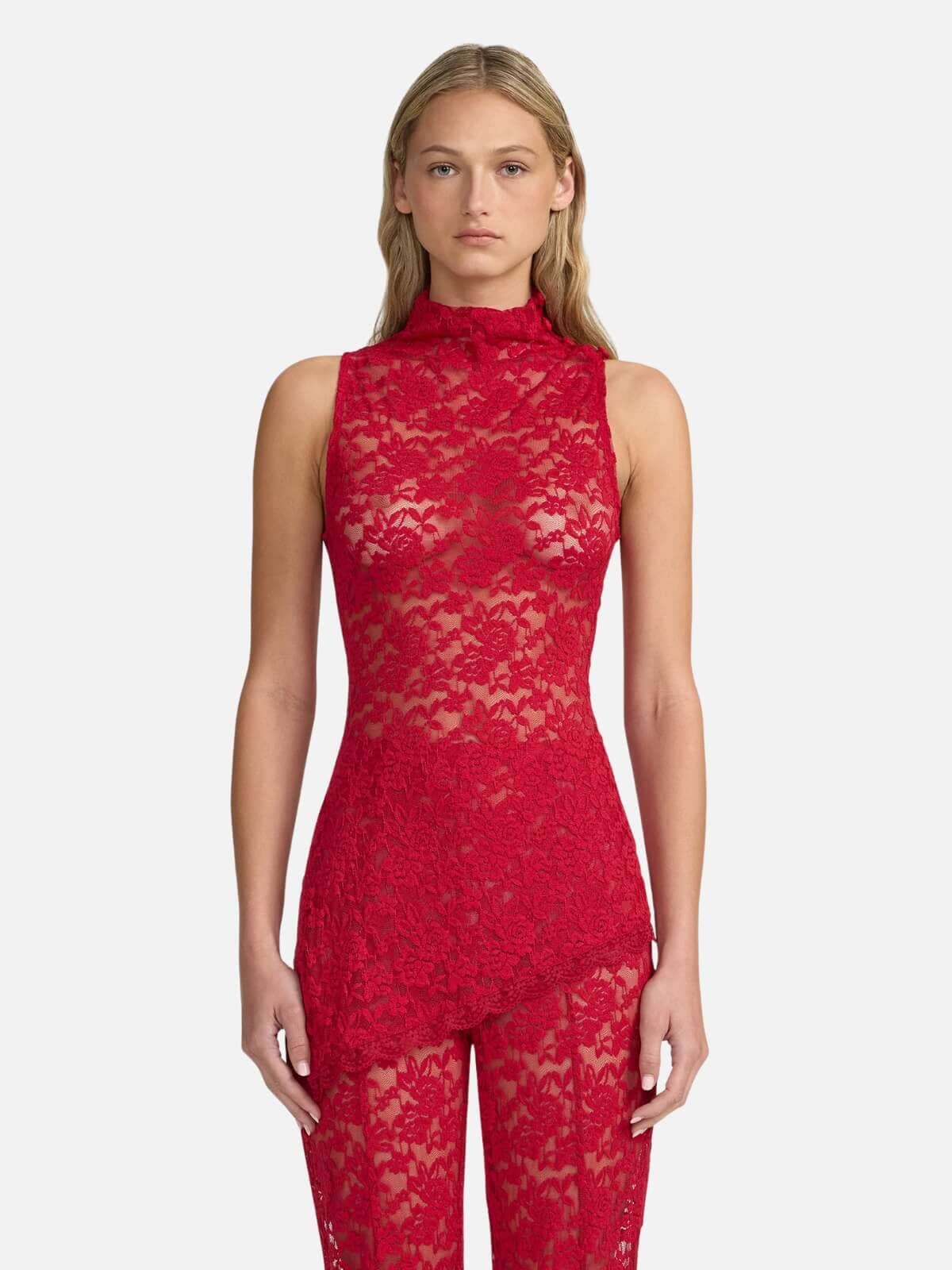 May Lace Halter - Rouje Tops Ownley