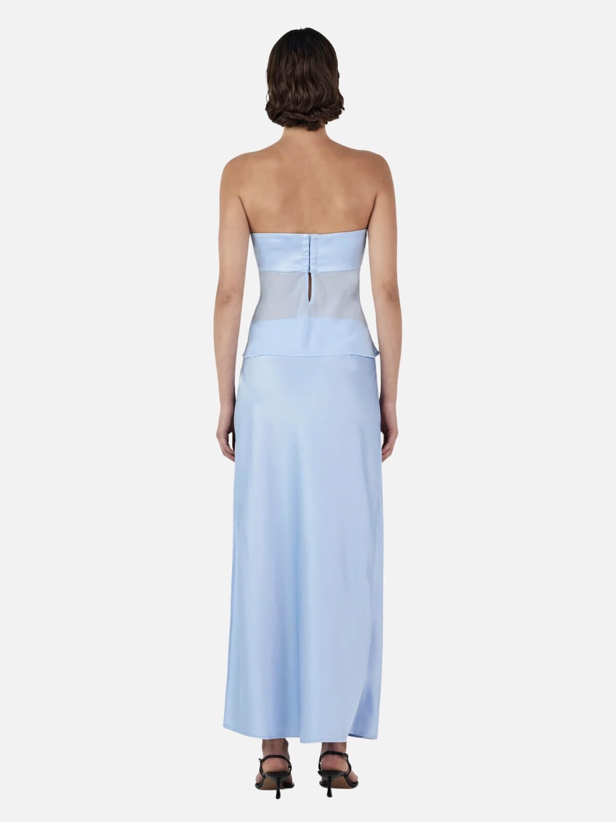 Ownley | Ricky Midi Skirt - Baby Blue | Perlu