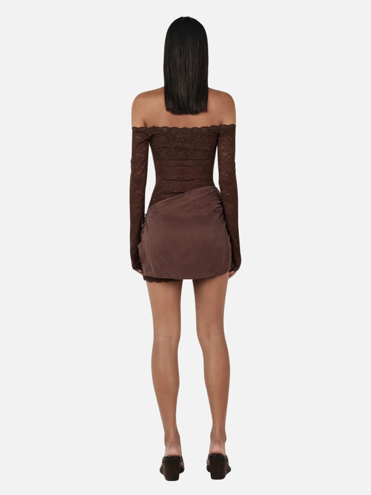 Tahnee Mini Dress - Chocolate Dresses & Jumpsuits Ownley