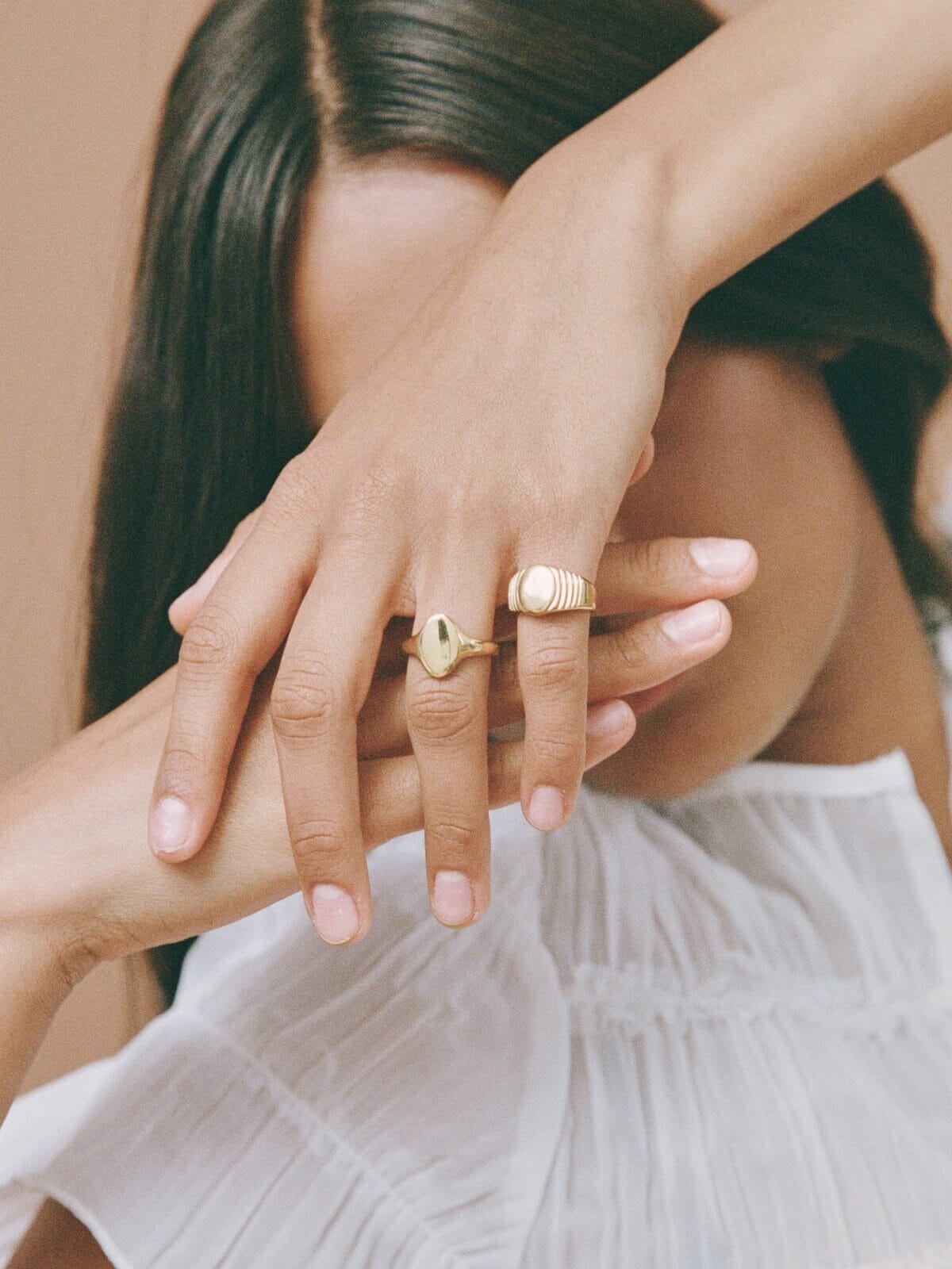Nonno Signet Pinky Ring - Gold Rings Porter