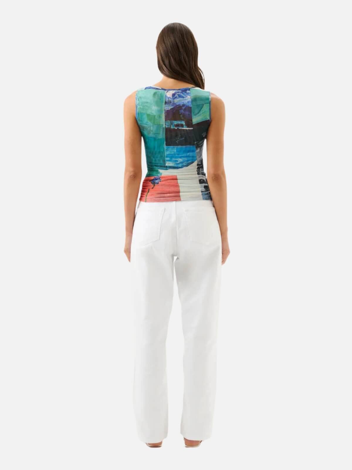 Roame | Darcy Mesh Tank - Wonderland | Perlu