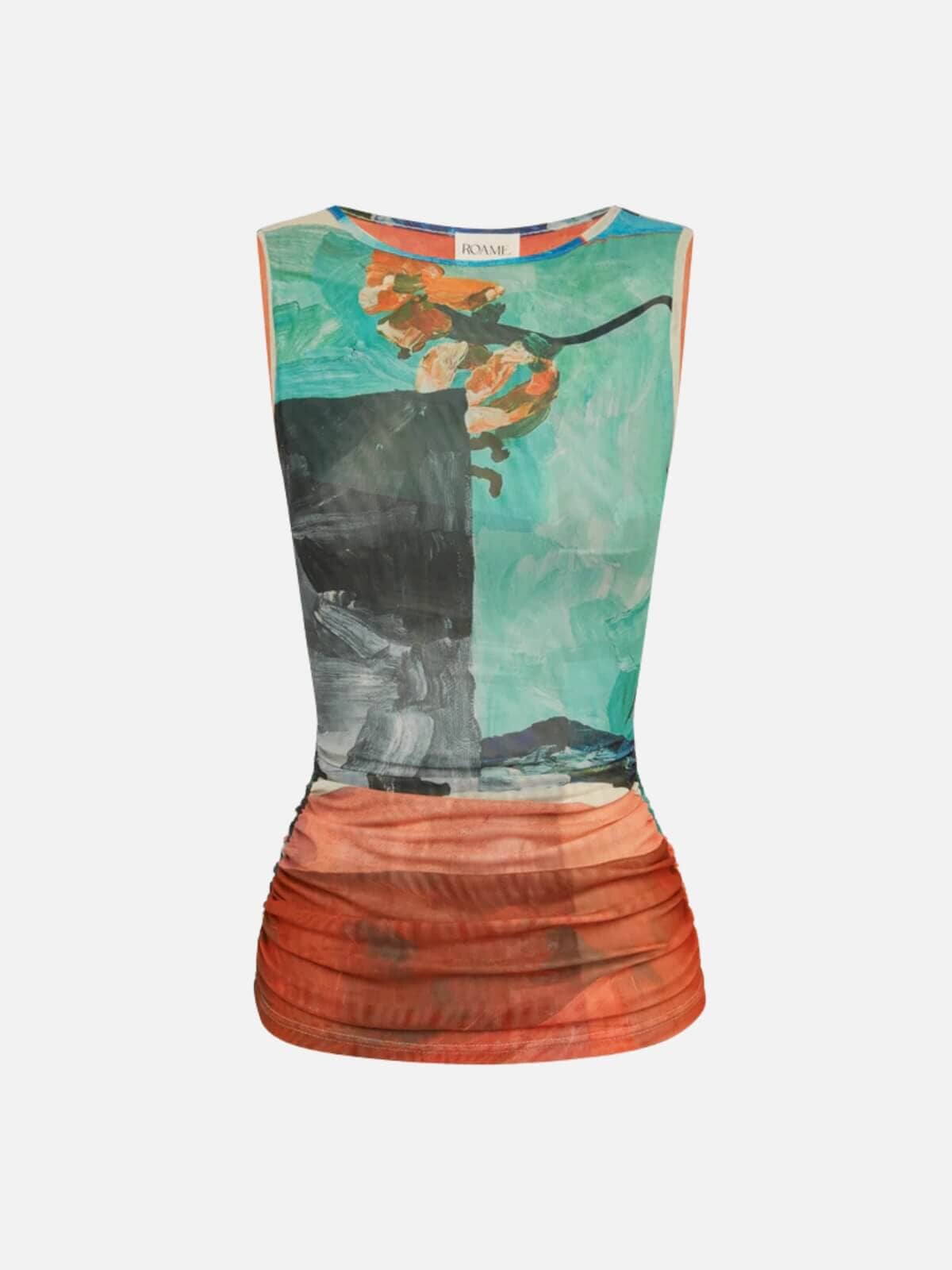 Darcy Mesh Tank - Wonderland Tops Roame