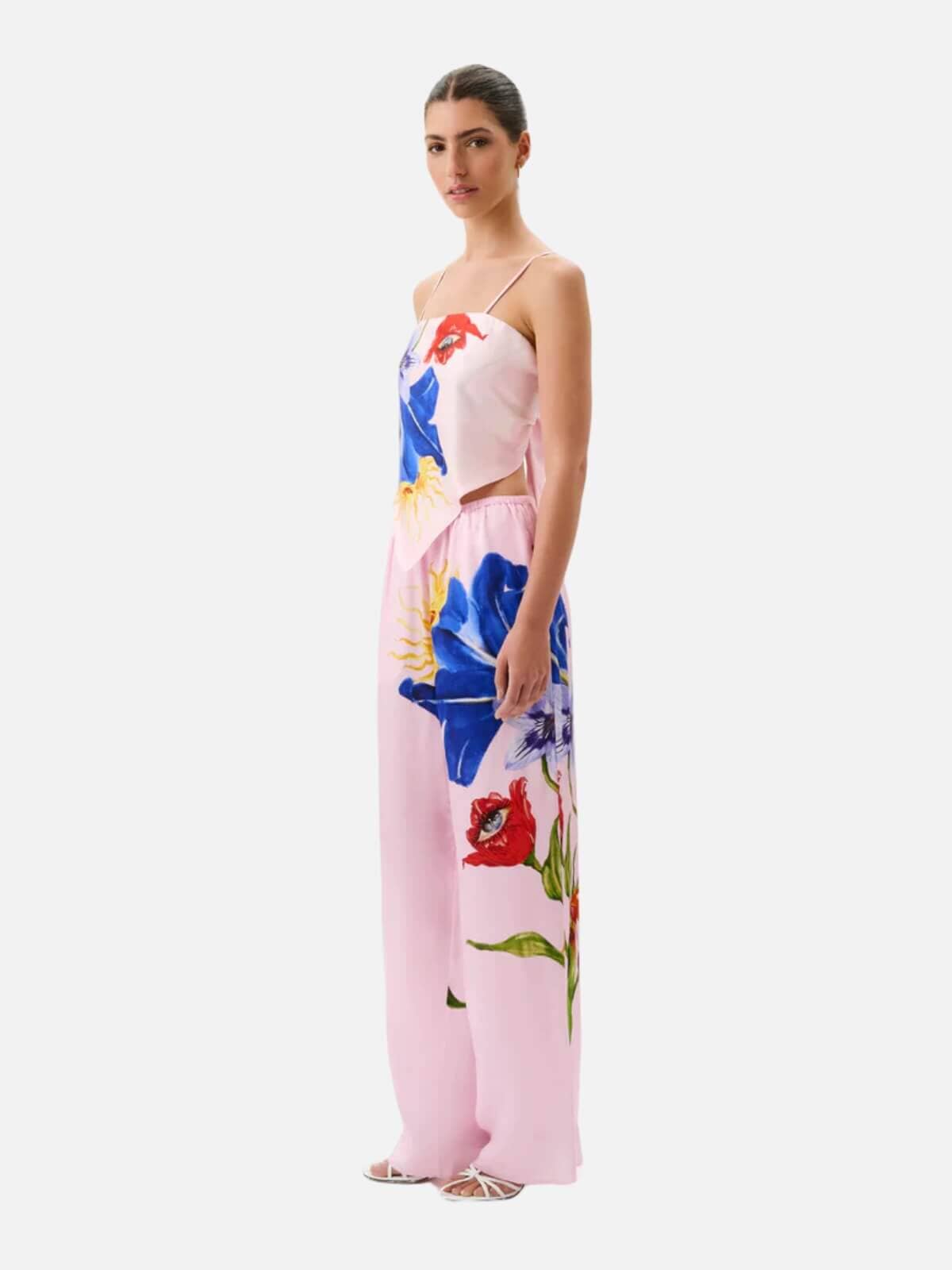 Roame | Freya Scarf Top - Elysium Blush | Perlu