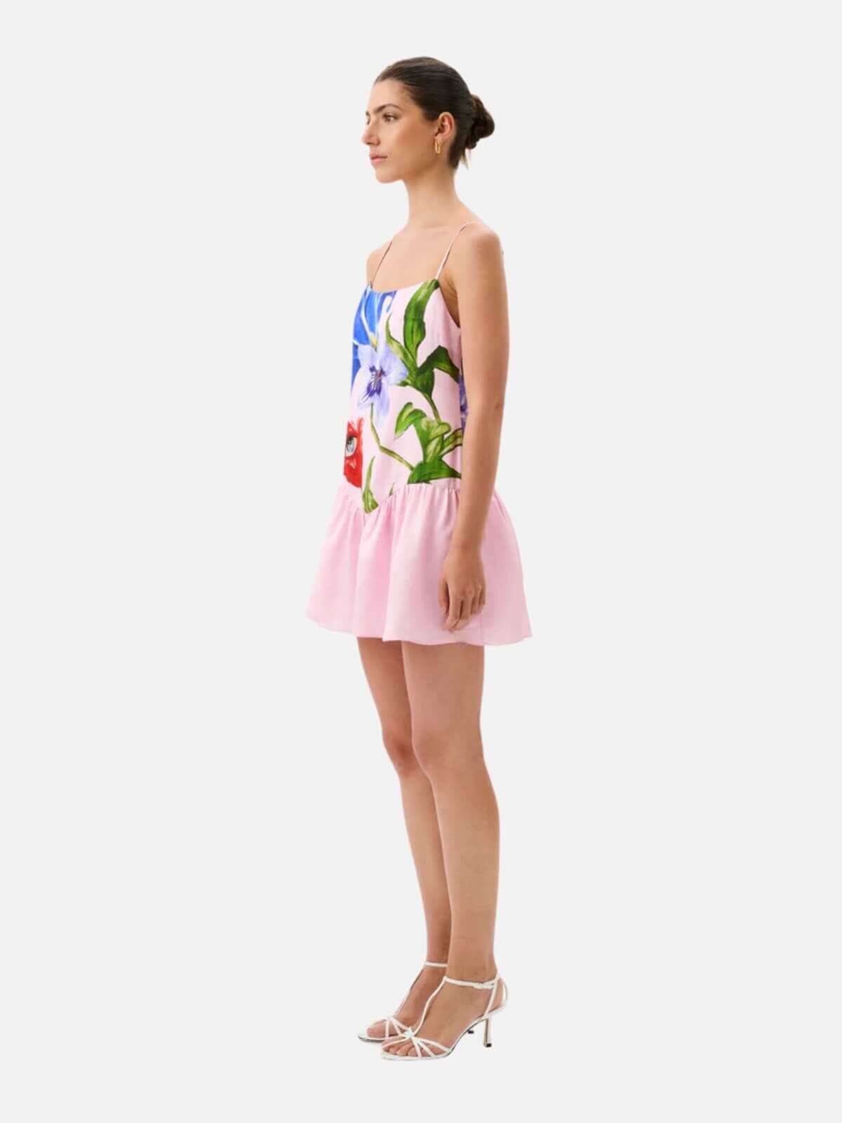 Roame | Livia Mini Dress - Elysium Blush | Perlu
