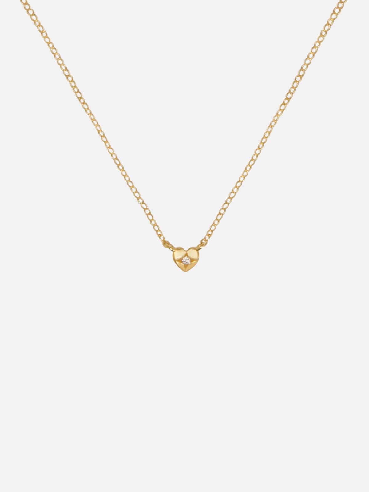 Saint Valentine | Mini Heart Necklace - Gold | Perlu