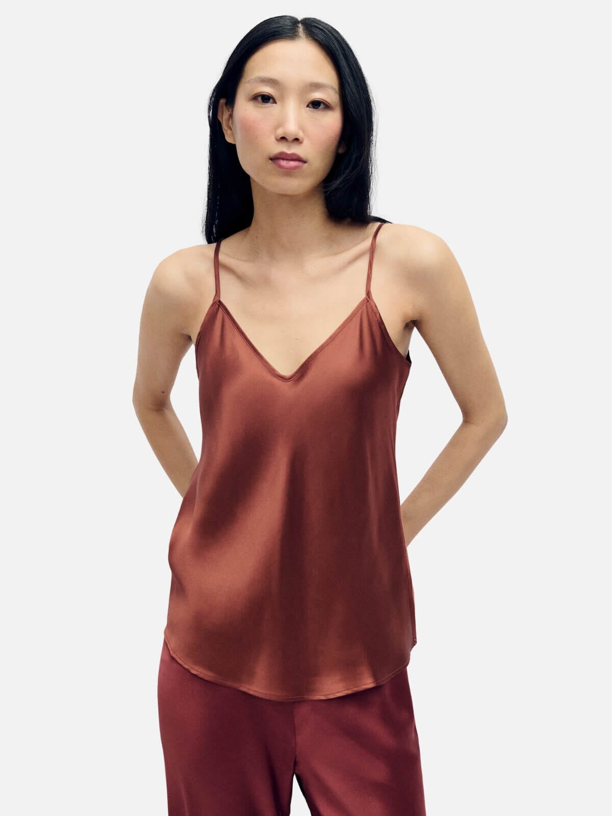 Silk Laundry | Bias Cut Cami - Canyon | Perlu