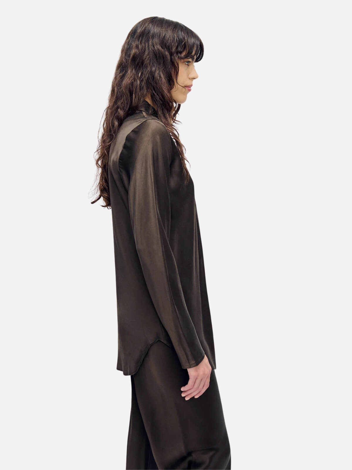 Bias Cut Shirt - Mantis