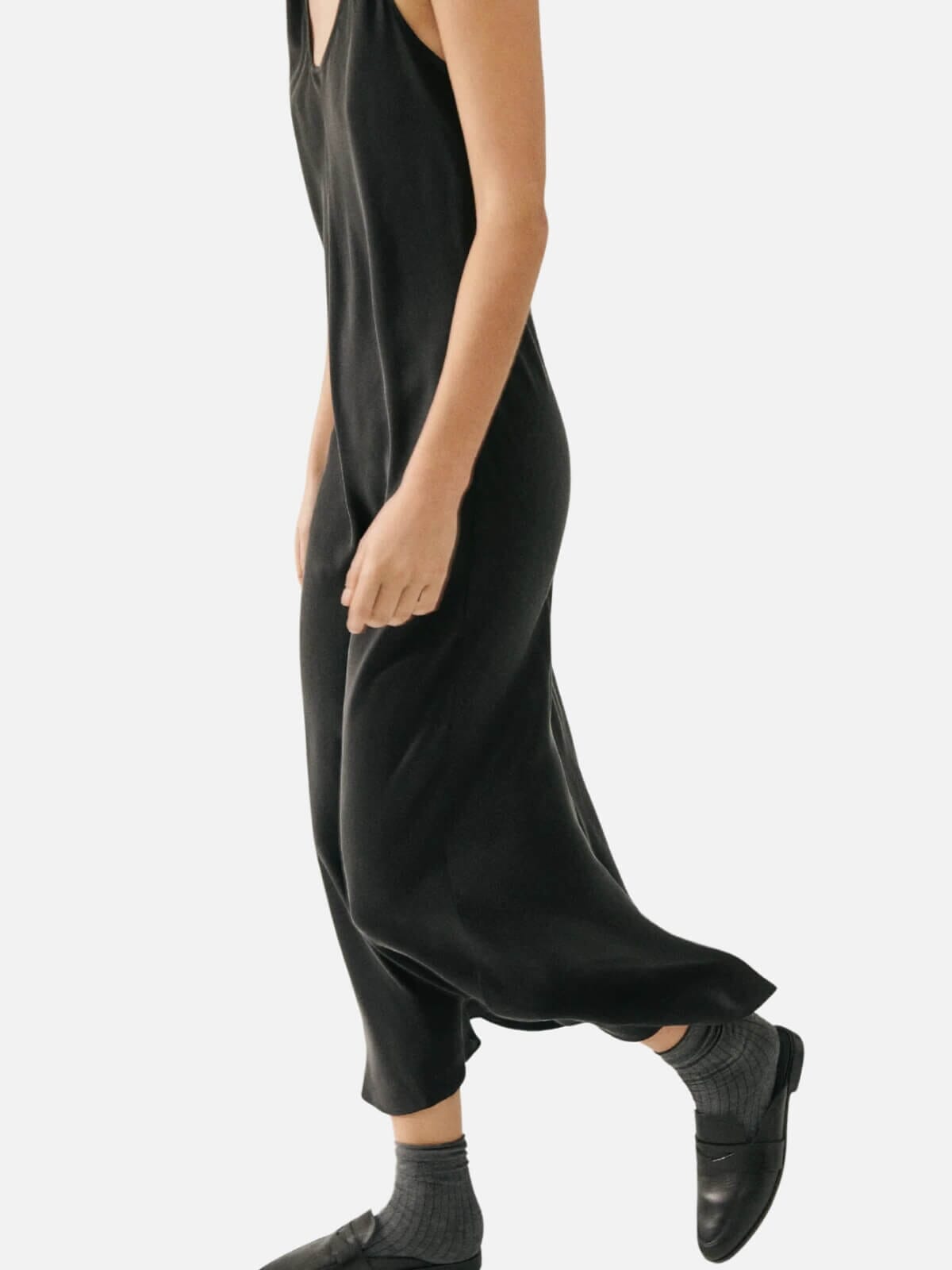Scoop Neck Dress - Black Dresses & Jumpsuits Silk Laundry