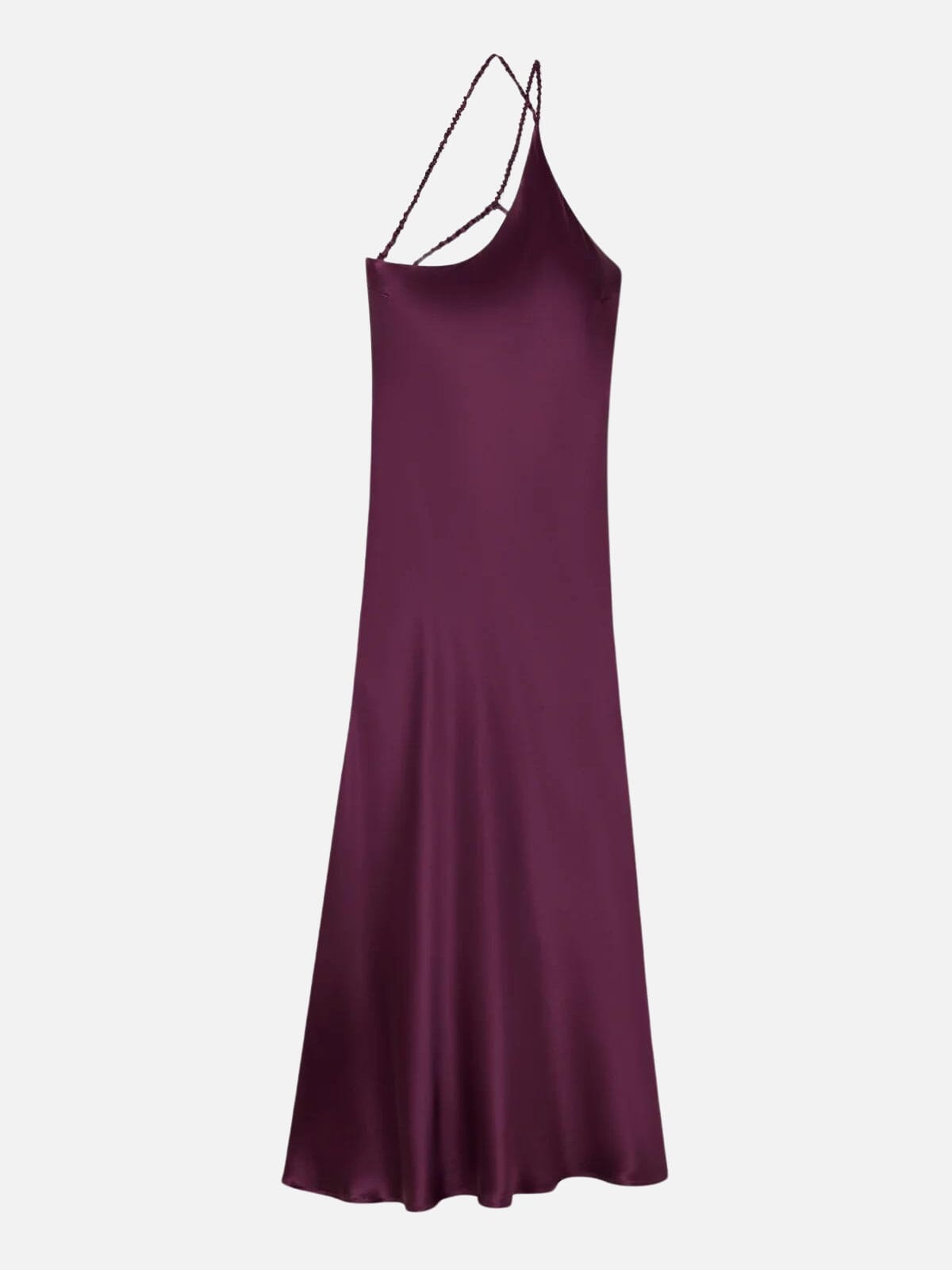 Silk Laundry | Slope Dress - Blood Plum | Perlu