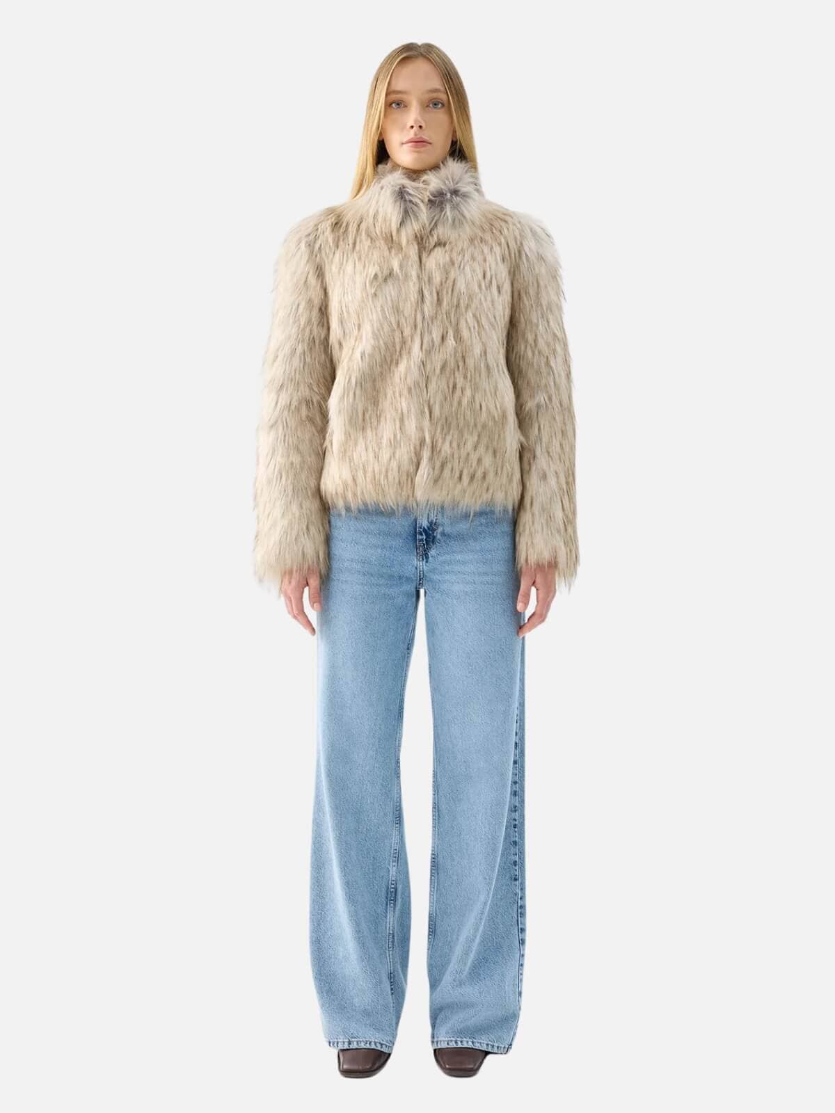 Fur Delish Jacket - Natural Coats & Jackets Unreal Fur