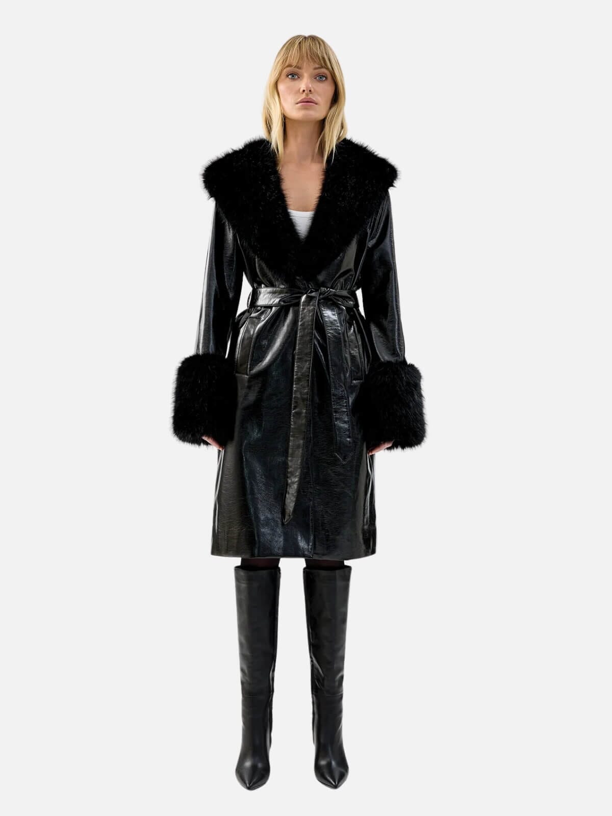 Libertango Coat - Black Coats & Jackets Unreal Fur