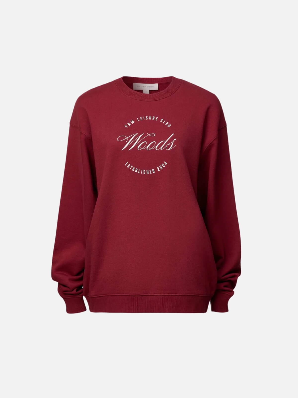 Club Woods Sweater - Deep Red Tops Viktoria & Woods