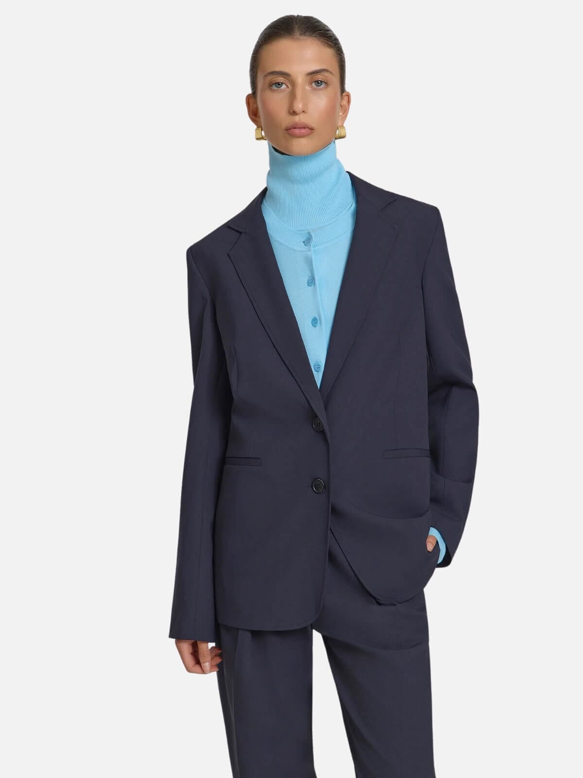 Embassy Blazer - Sapphire Blue Coats & Jackets Viktoria & Woods