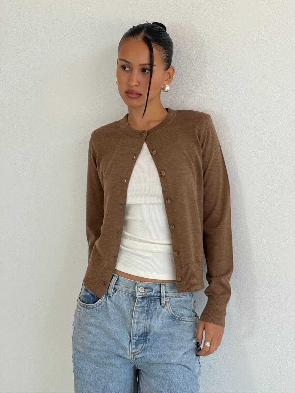 Graduate Cardigan - Toasted Paprika Tops Viktoria & Woods