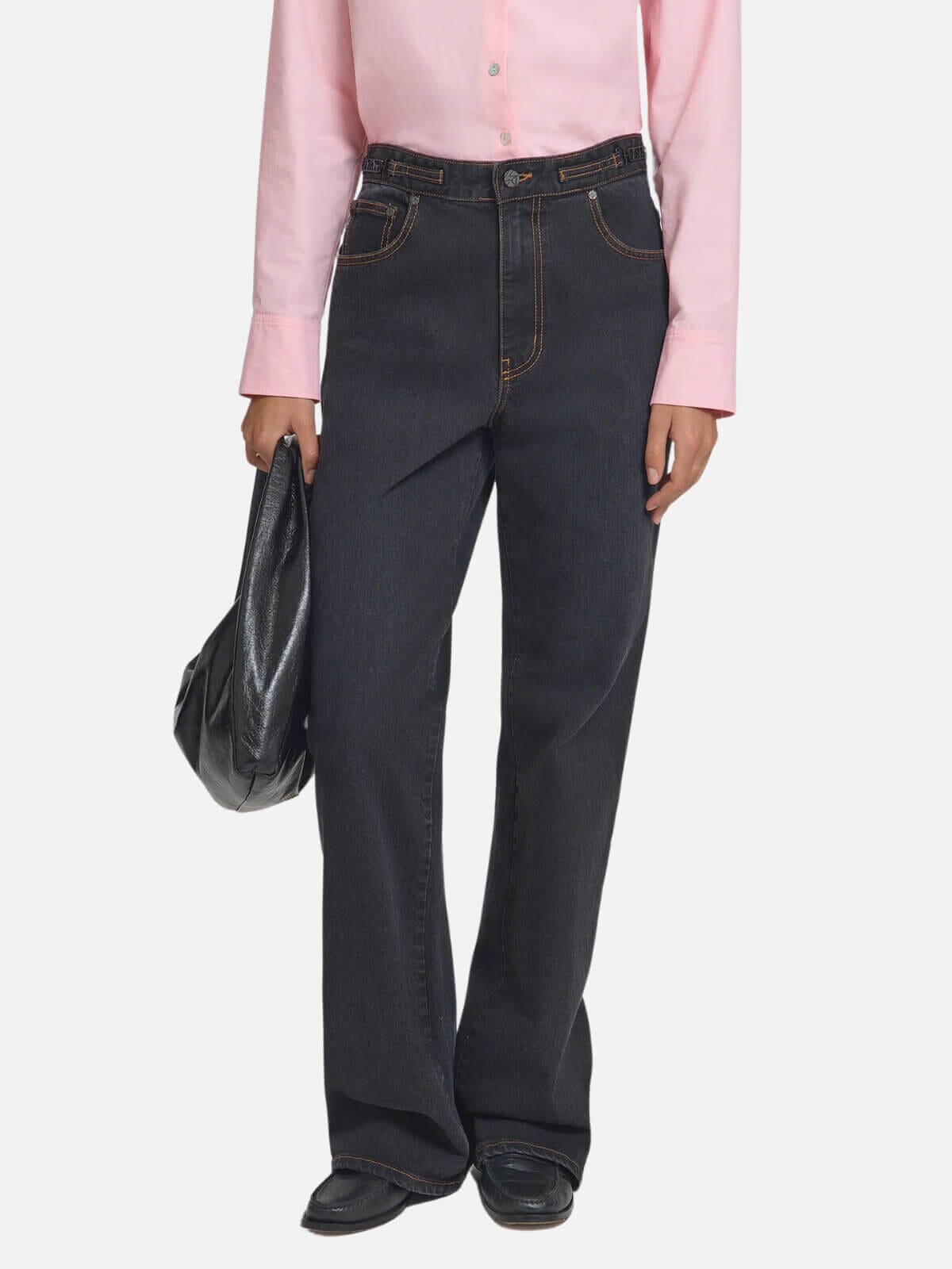 Hutchence Jean - Washed Black Denim Jeans Viktoria & Woods