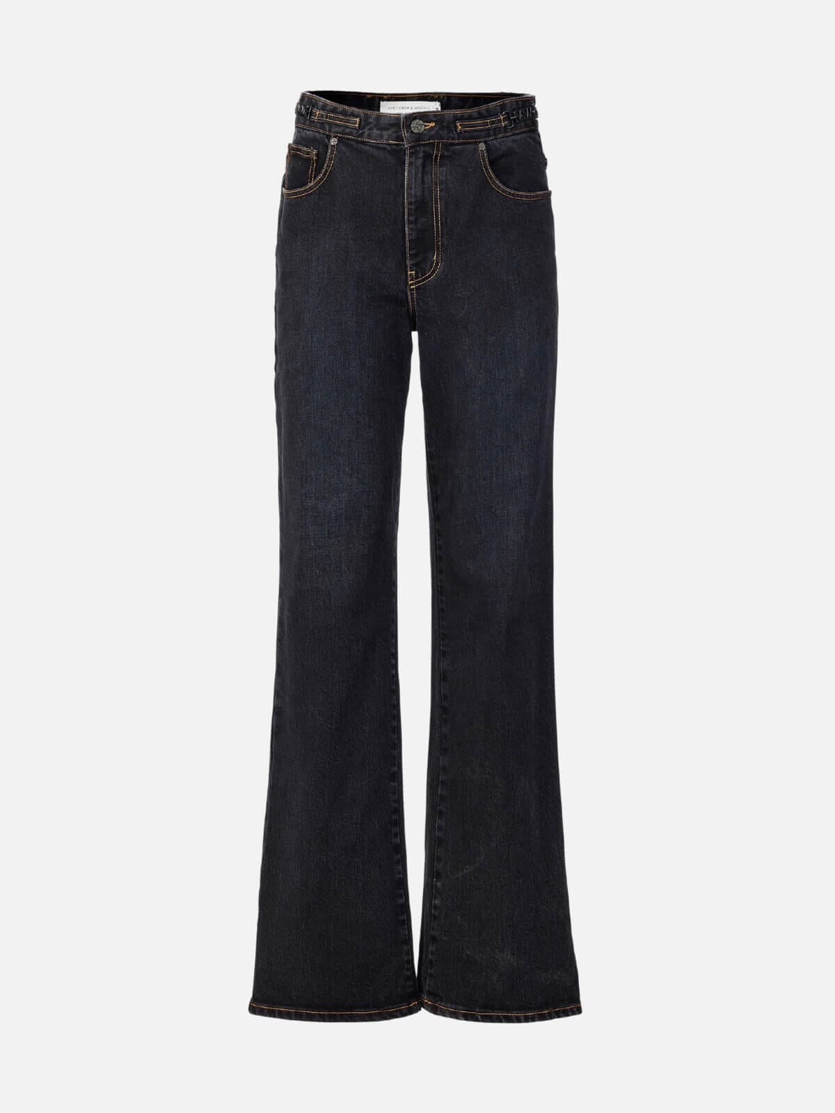 Hutchence Jean - Washed Black Denim Jeans Viktoria & Woods