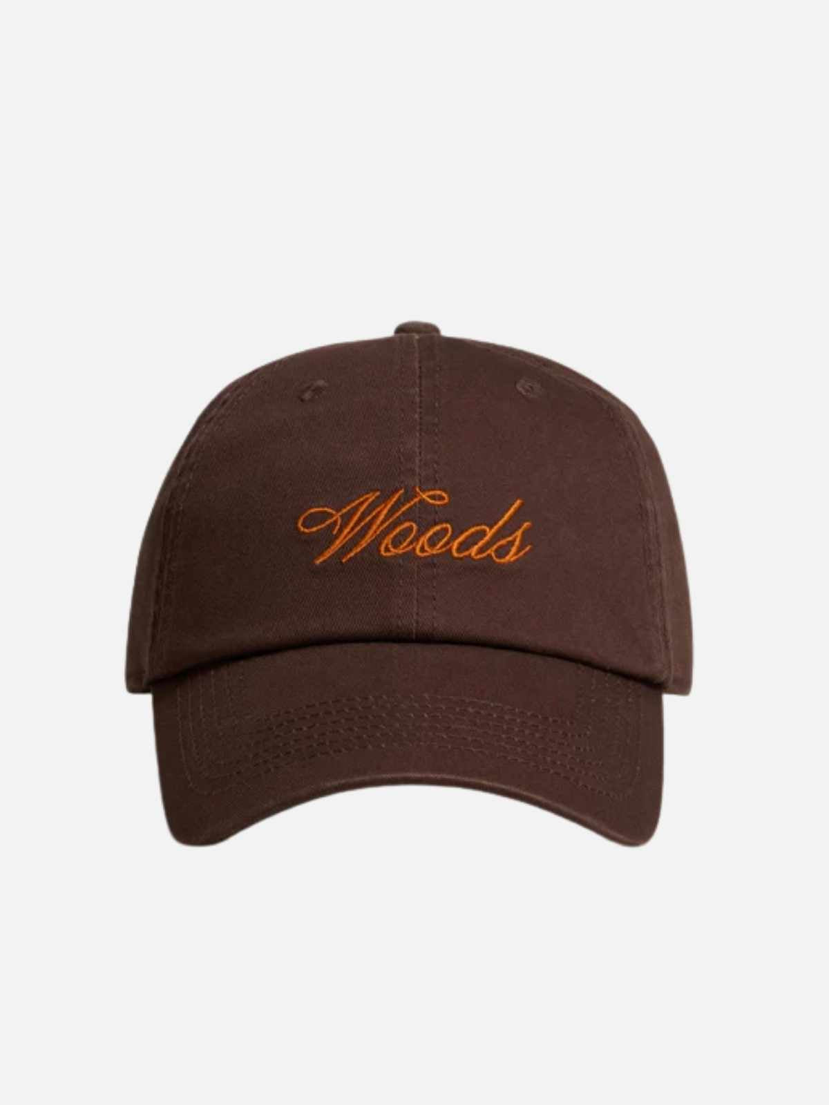 Woods Cursive Cap - Chocolate