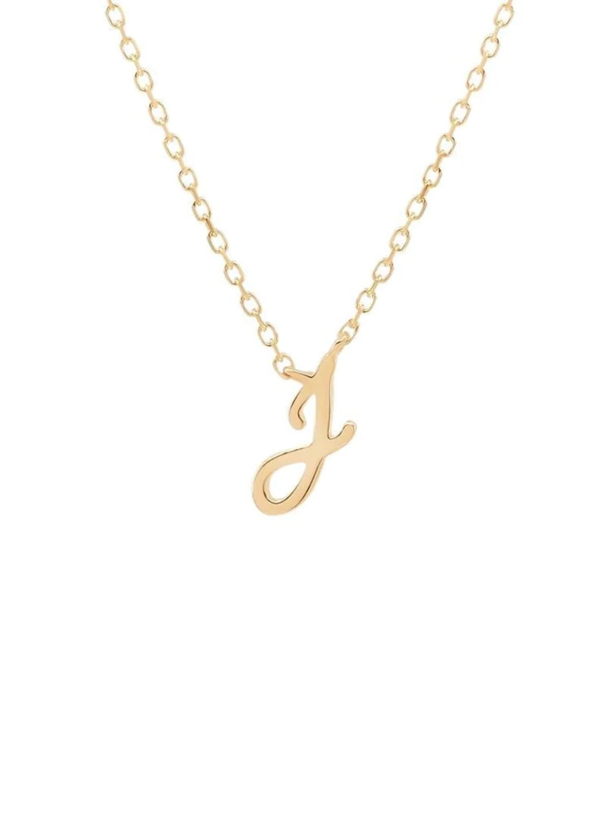 14K Gold Love Letter Necklace Necklaces By Charlotte J 