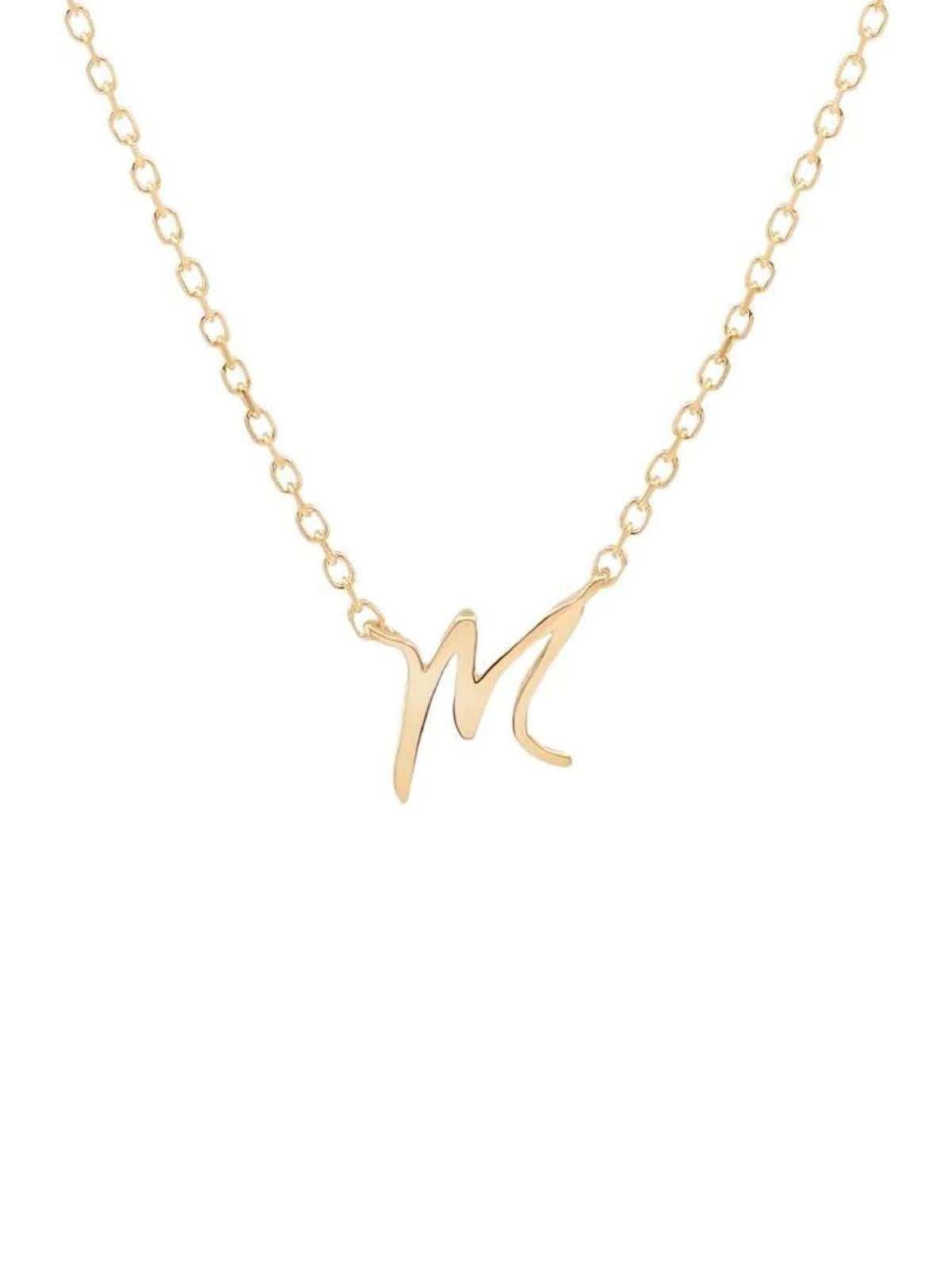 14K Gold Love Letter Necklace Necklaces By Charlotte M 