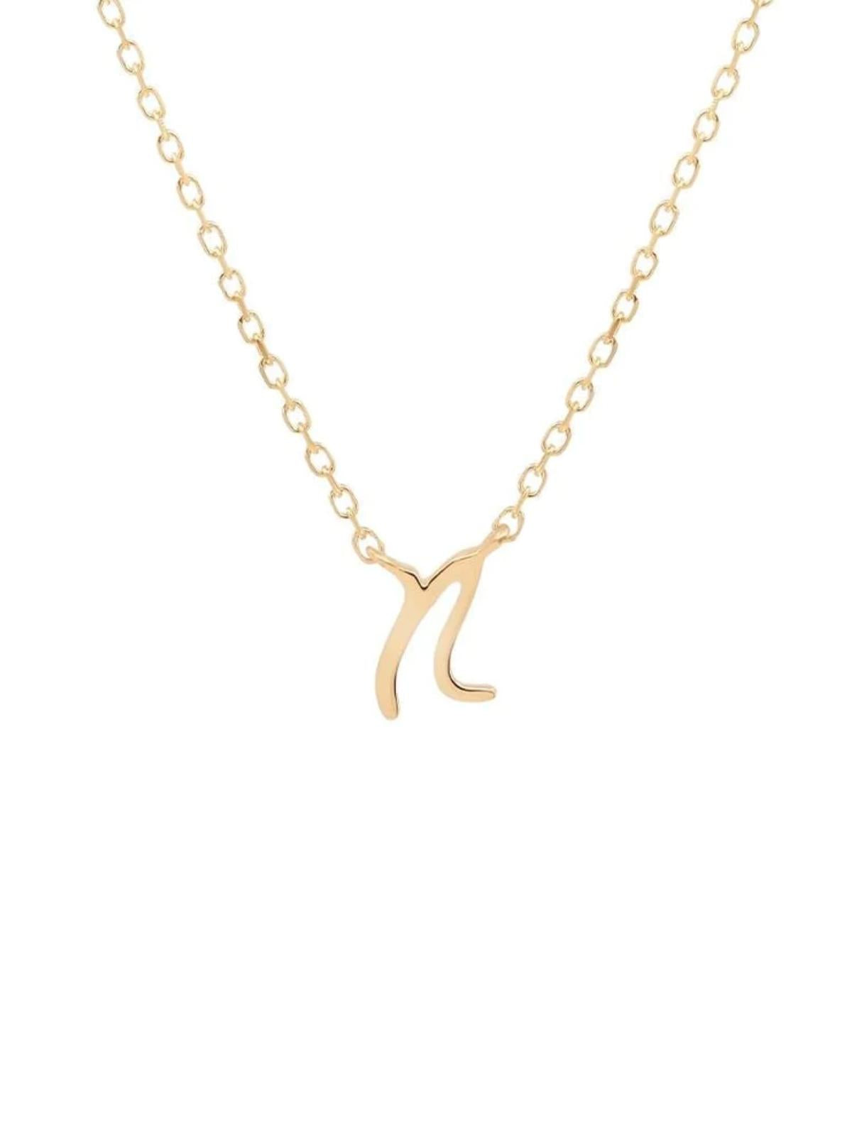 14K Gold Love Letter Necklace Necklaces By Charlotte N 