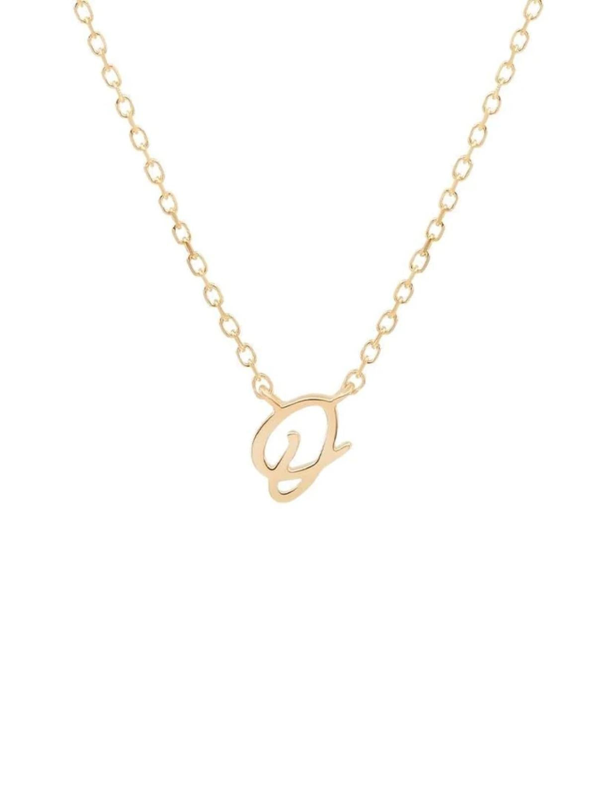 14K Gold Love Letter Necklace Necklaces By Charlotte O 