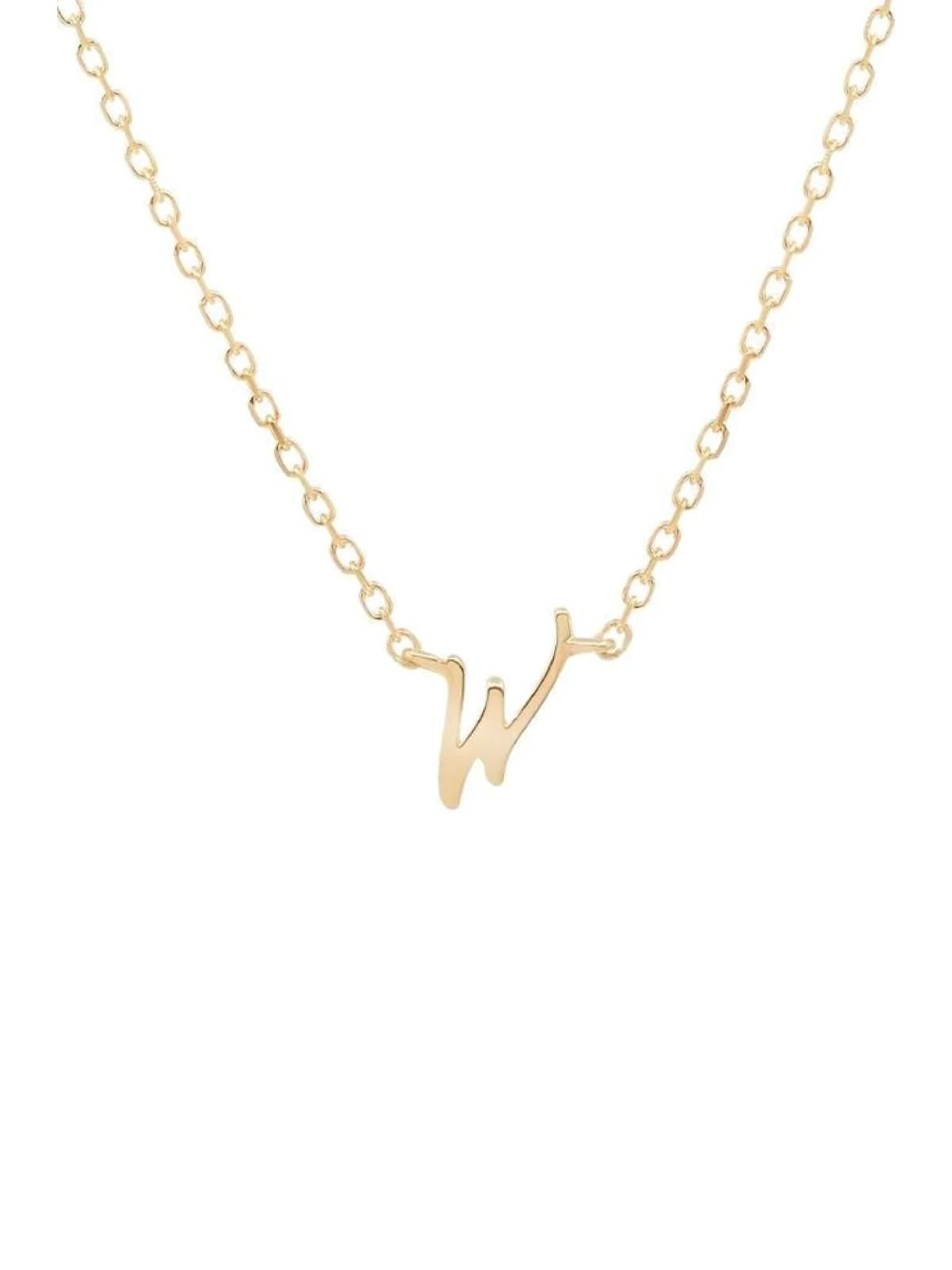 14K Gold Love Letter Necklace Necklaces By Charlotte W 