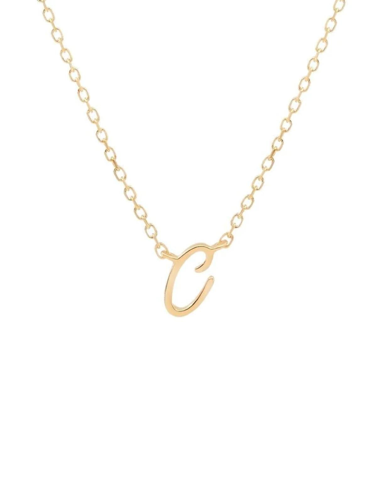 14K Gold Love Letter Necklace Necklaces By Charlotte C 