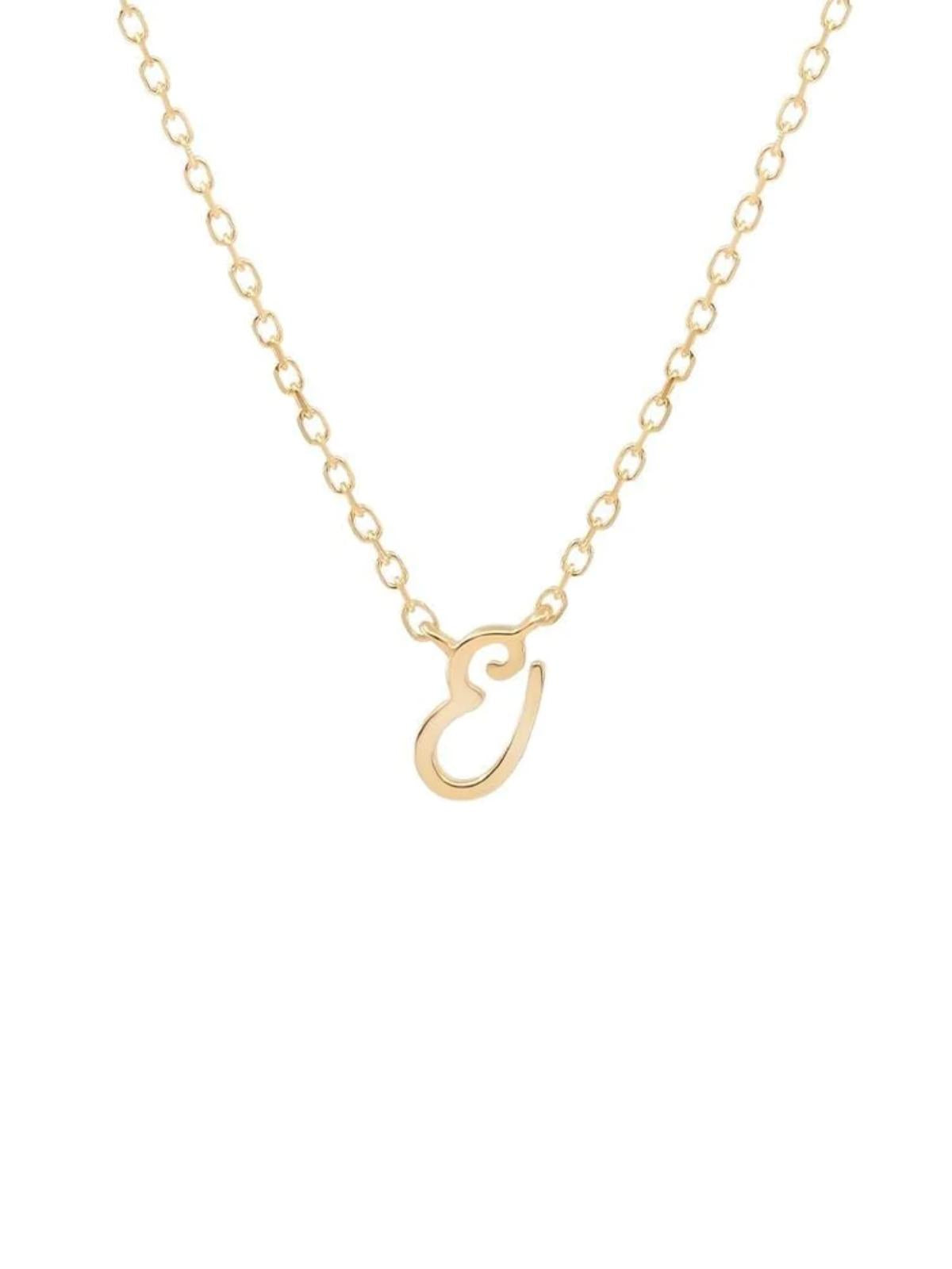 14K Gold Love Letter Necklace Necklaces By Charlotte E 