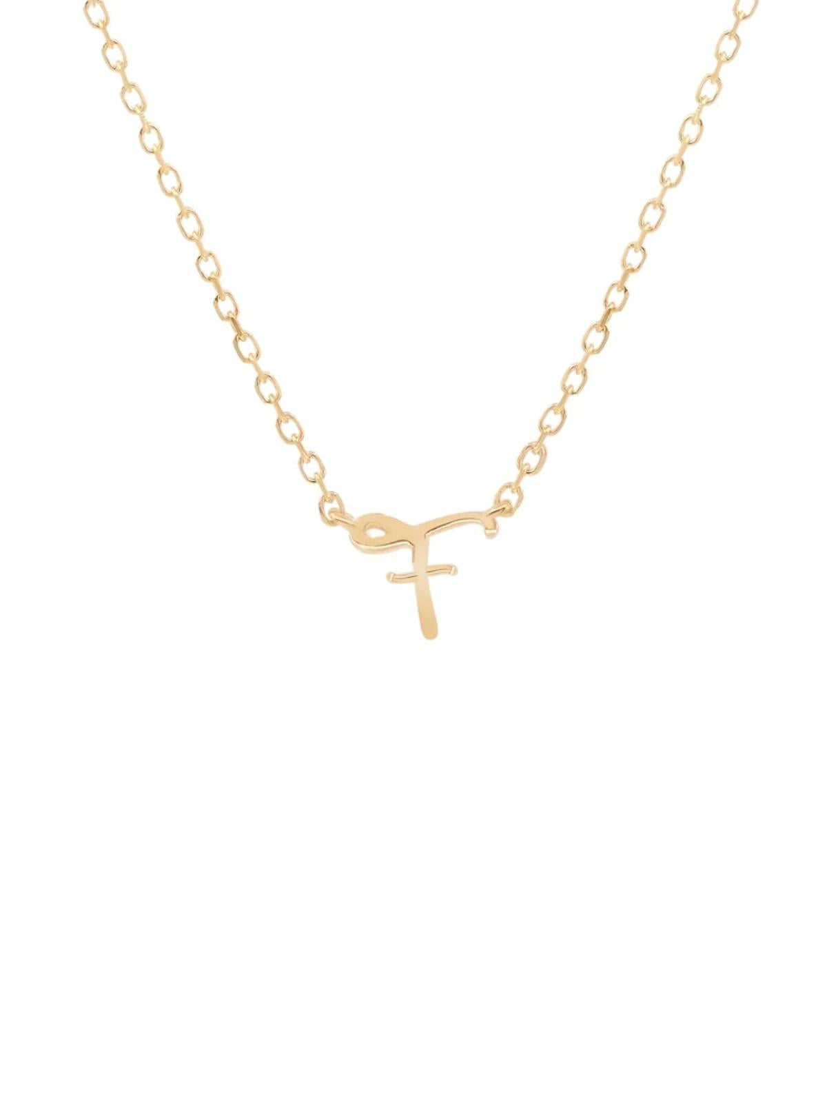 14K Gold Love Letter Necklace Necklaces By Charlotte F 