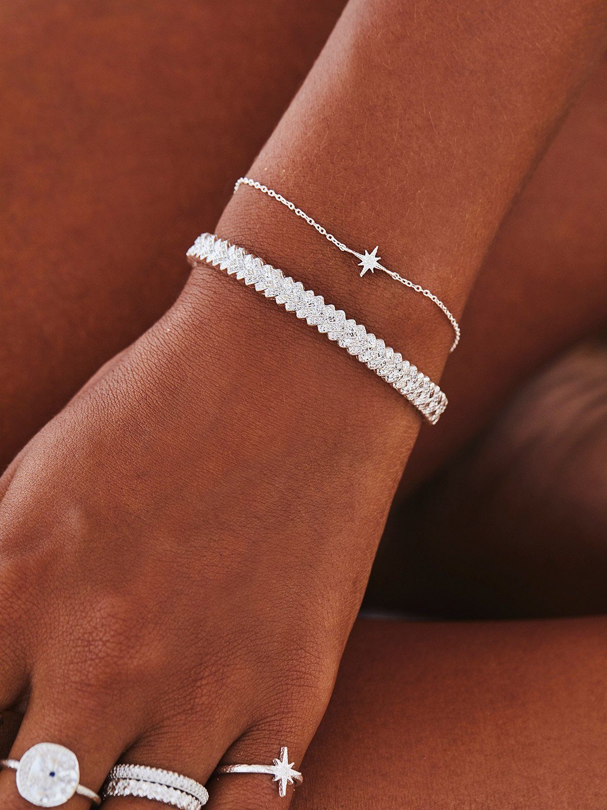 By Charlotte Starlight Bracelet - Silver | Perlu