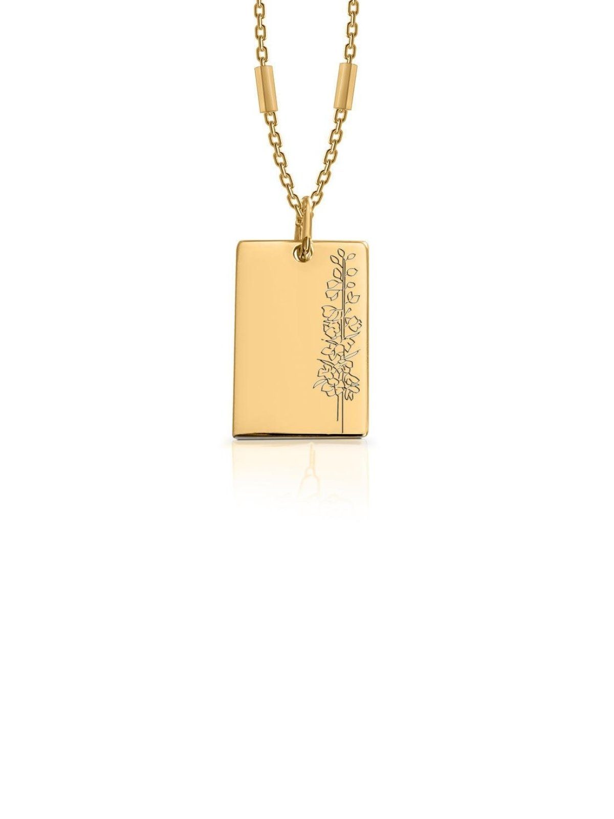 Birth month flower deals necklace