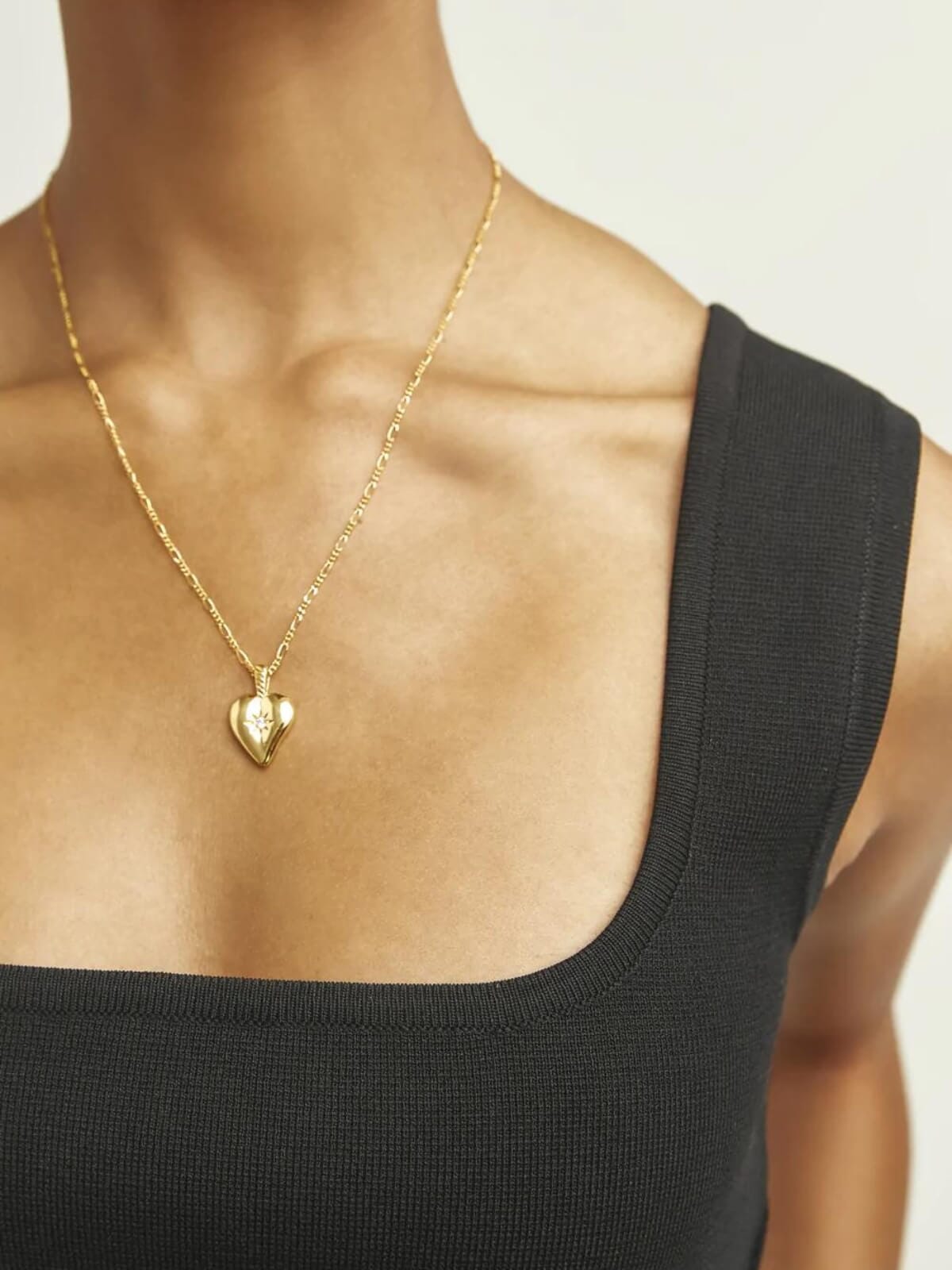 Brie Leon | Amore Pendant Necklace - Clear | Perlu